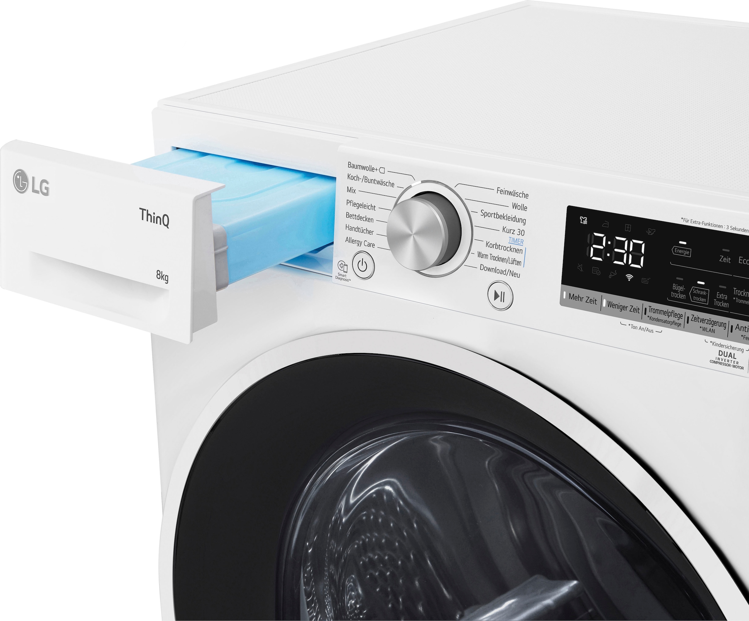 LG Wärmepumpentrockner »RT80V9«, 8 kg