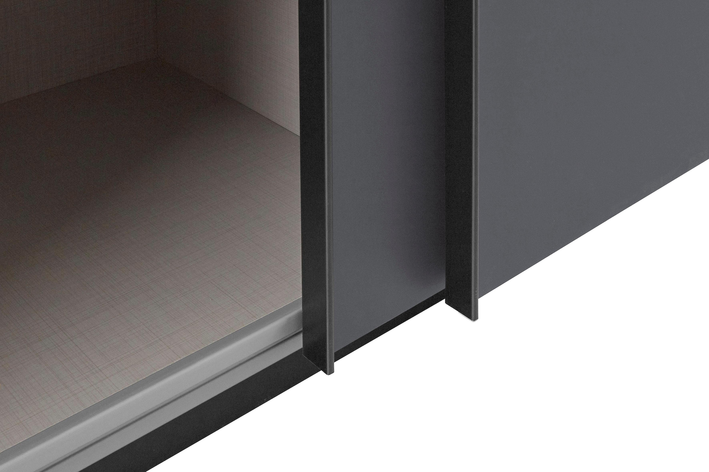 Wimex Schwebetürenschrank »Altona«, mit Glaselementen und zusätzlichen Einlegeböden
