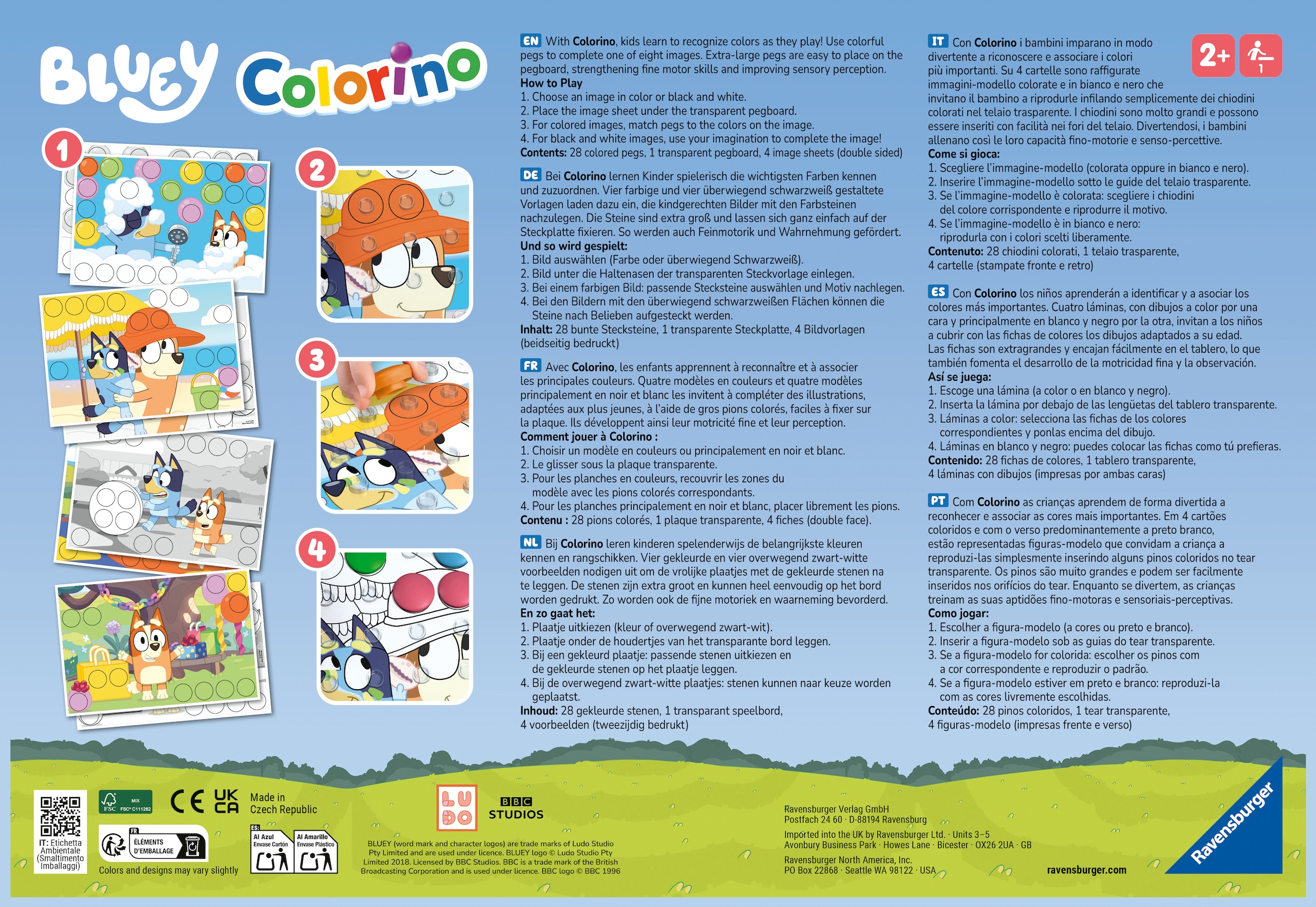 Ravensburger Spiel »Bluey Colorino«, Made in Europe