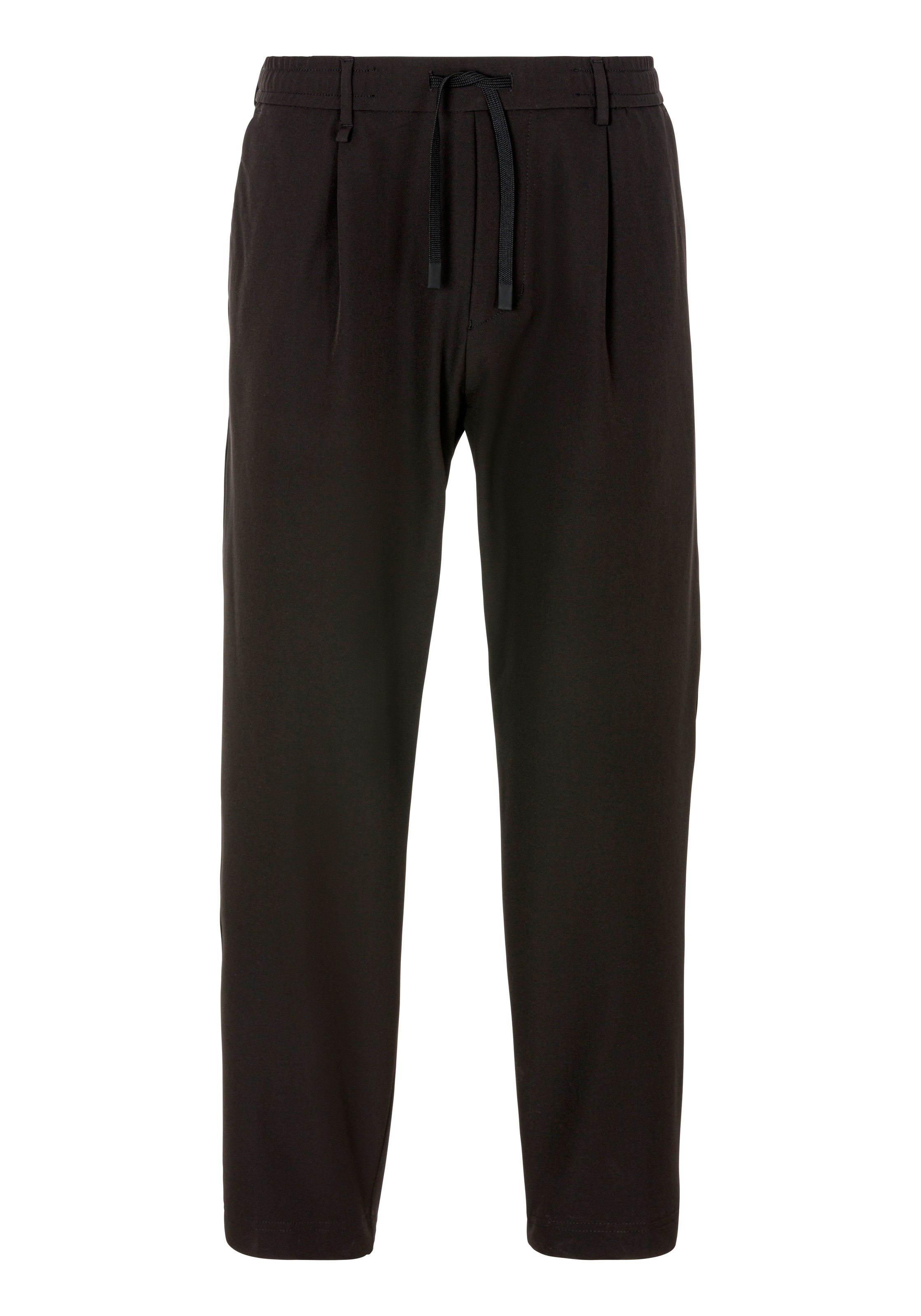 BOSS GREEN Webhose »T Convert-Pleat«, mit Zugbund und Markenlabel