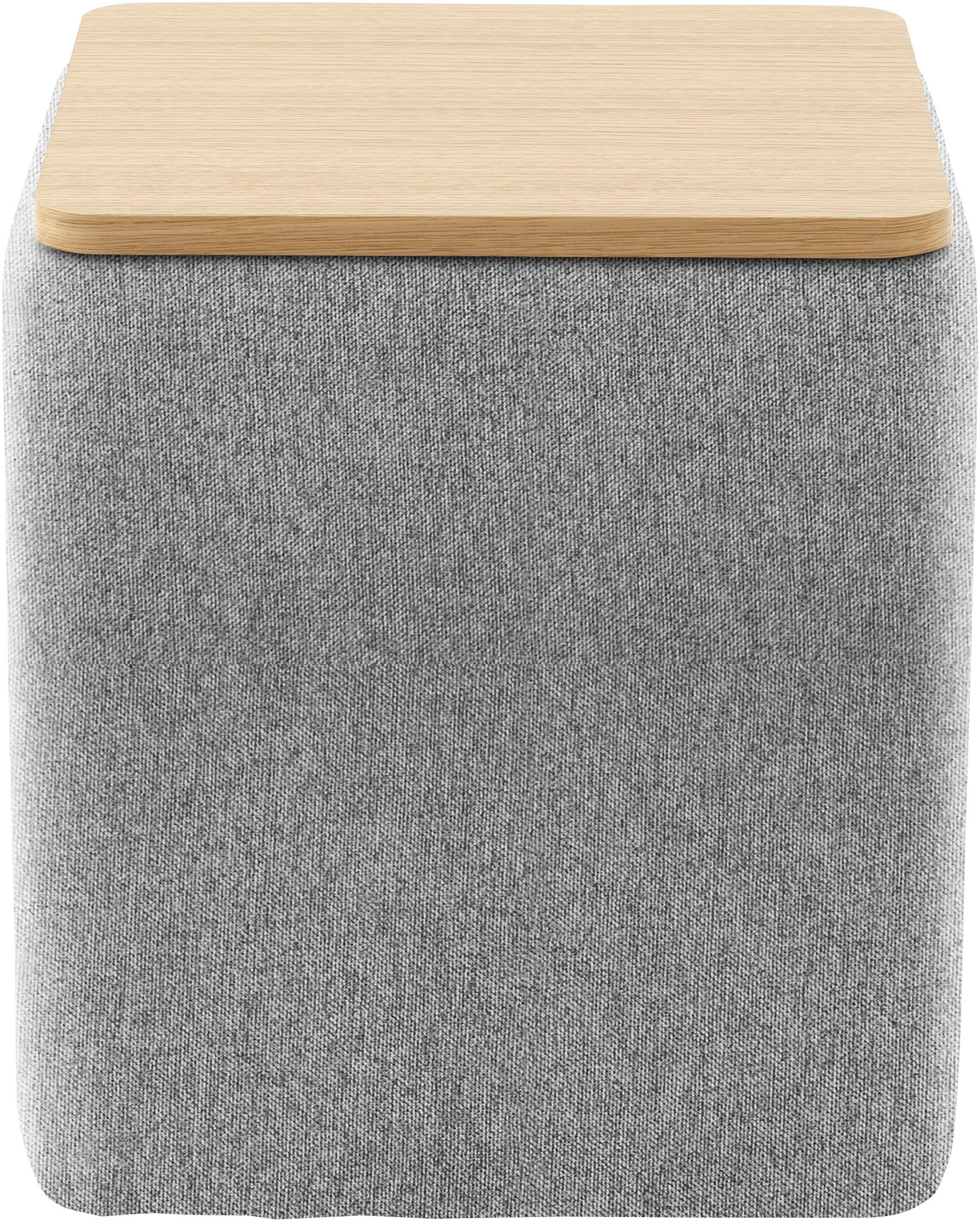 Home affaire Stauraumhocker »Kyro, Stauraum mit Tischplatte Eiche, Breite 4 günstig online kaufen