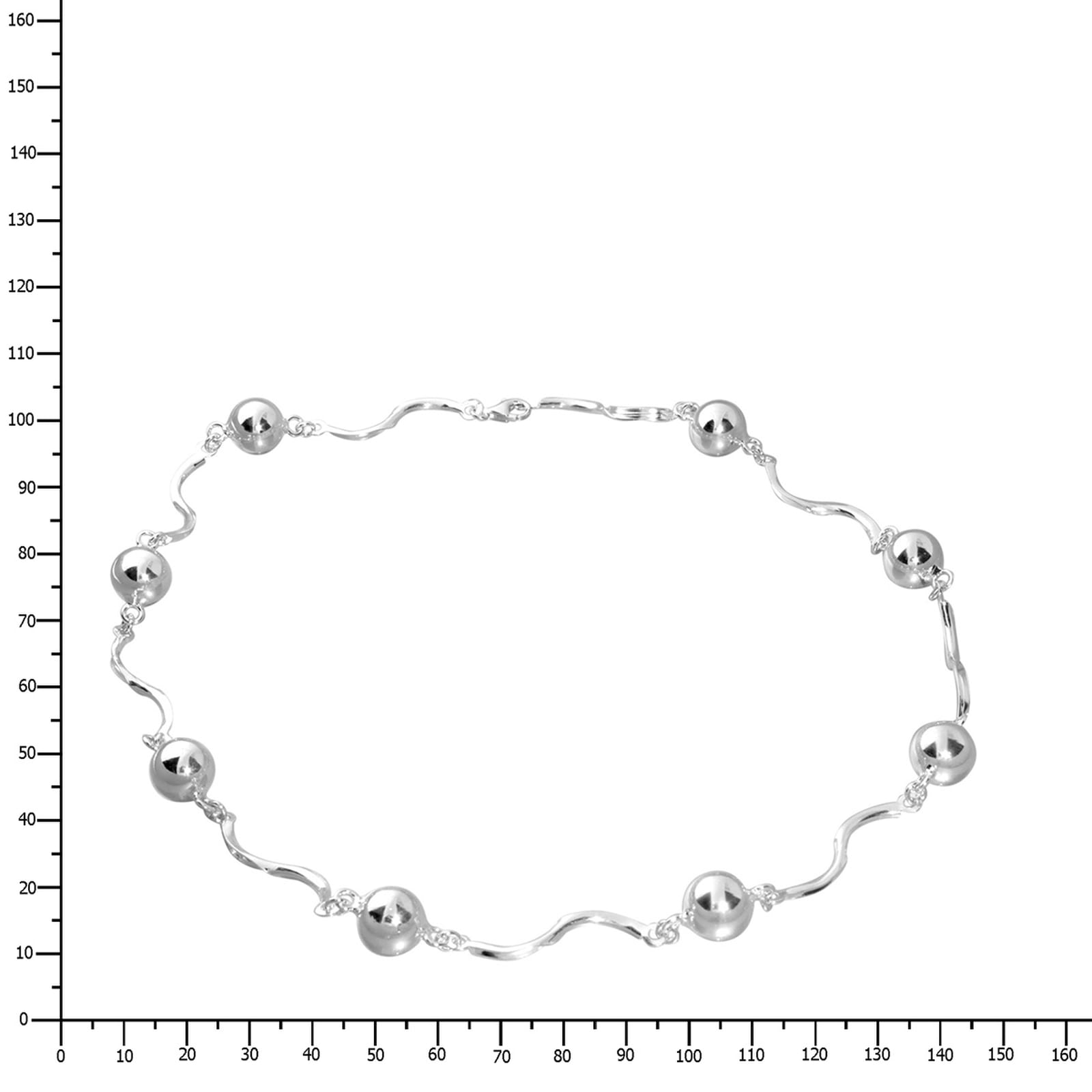 OSTSEE-SCHMUCK Gliederkette »Ostsee-Schmuck Kette Livs Kette Livs«, (1 tlg.)
