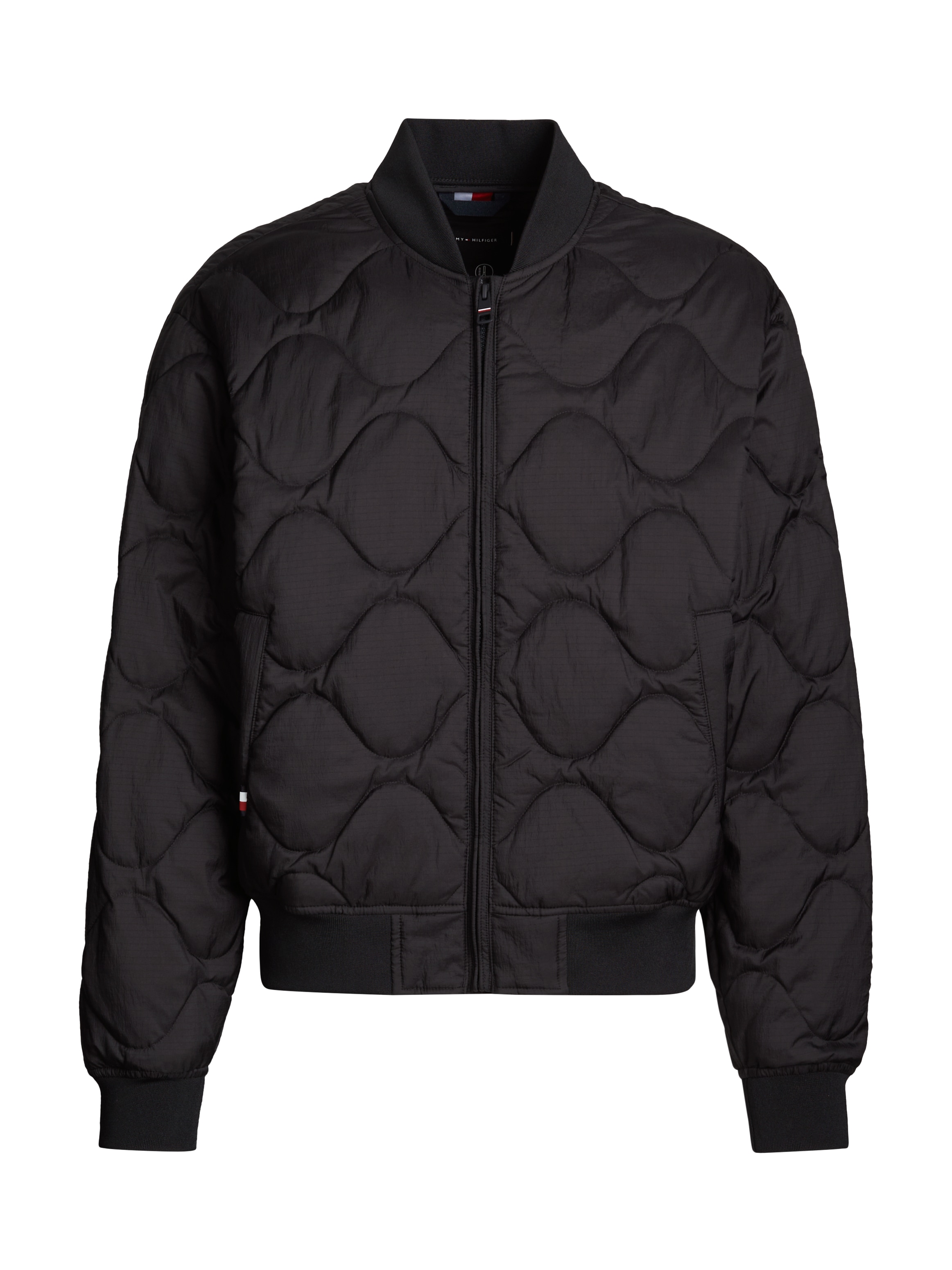 Tommy Hilfiger Steppjacke »ONION QUILTED BOMBER«, ohne Kapuze, mit Stehkragen, modische Steppung