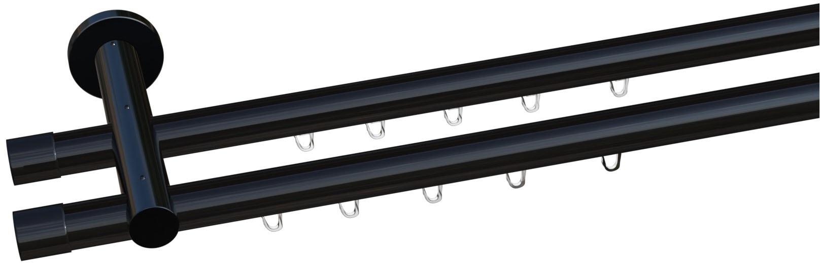 OTTO home Gardinenstange »Kappe 2-Lauf« Ø 20 mm 2 läufig-läufig Fixmaß Inne günstig online kaufen