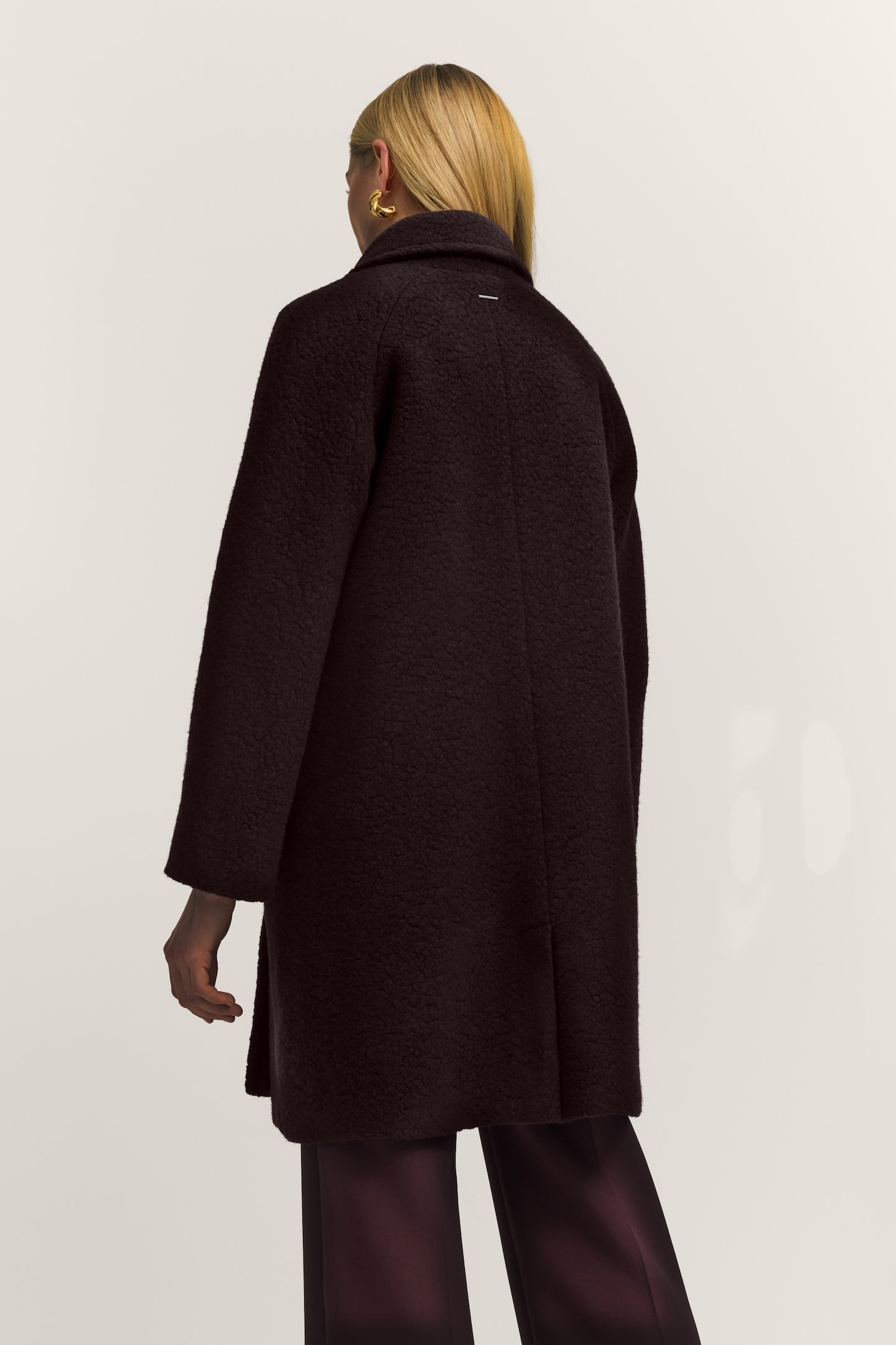 bugatti Wollmantel »Flexcity« im Regular Fit und Oversized-Optik mit Reverskragen