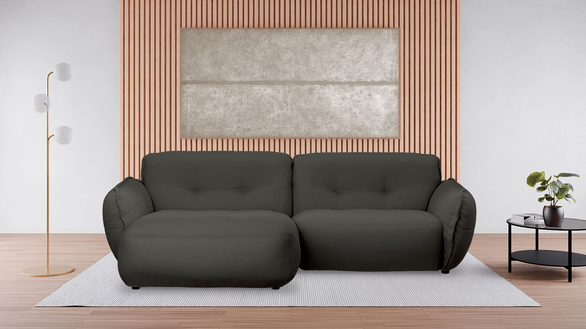 BETYPE Ecksofa "Be Fluffy Mega Sofa, bequem, viel Platz, Breite 289cm, L-Fo günstig online kaufen