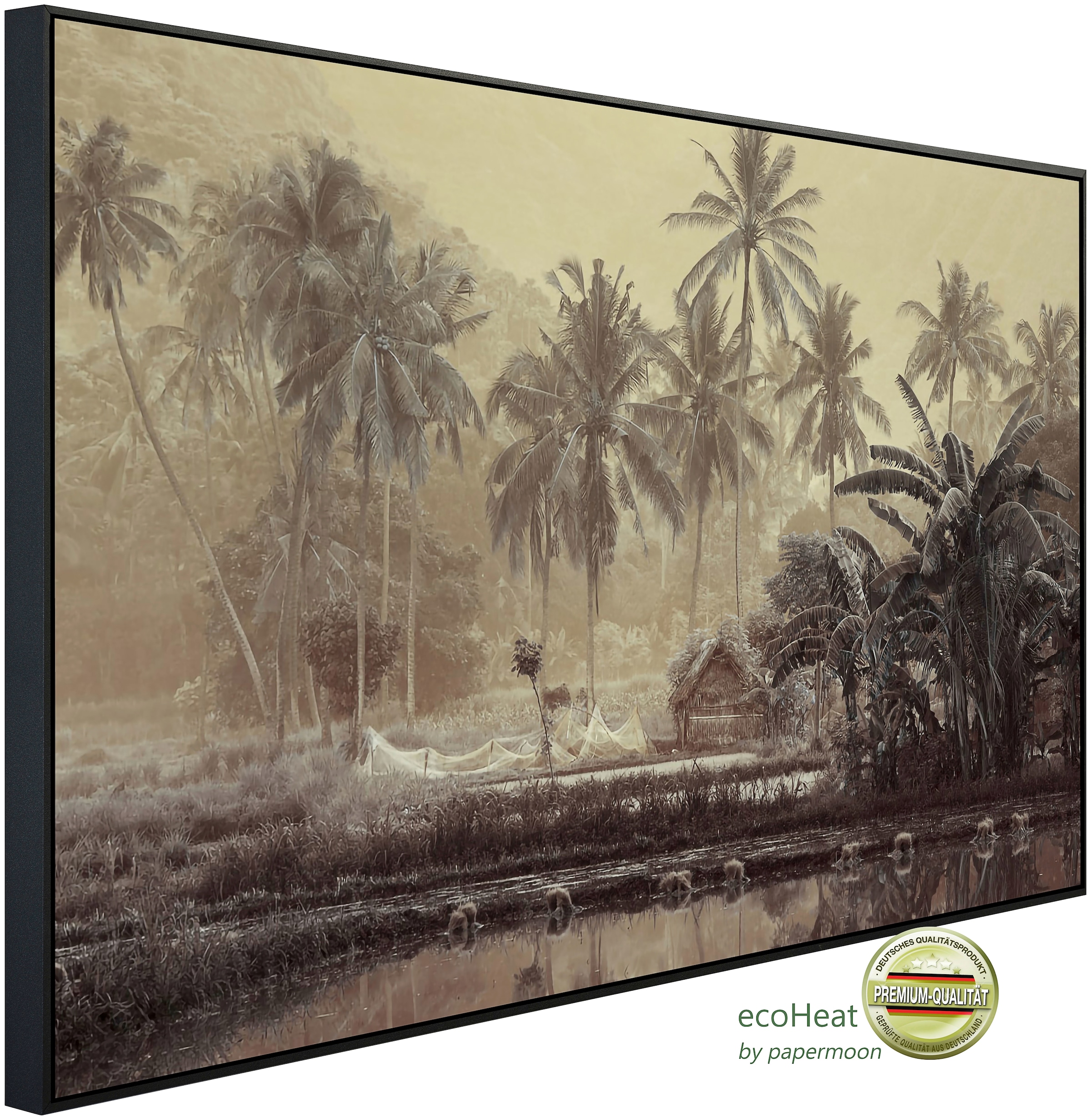 Papermoon Infrarotheizung »Sepia Tropenwald«, sehr angenehme Strahlungswärm günstig online kaufen