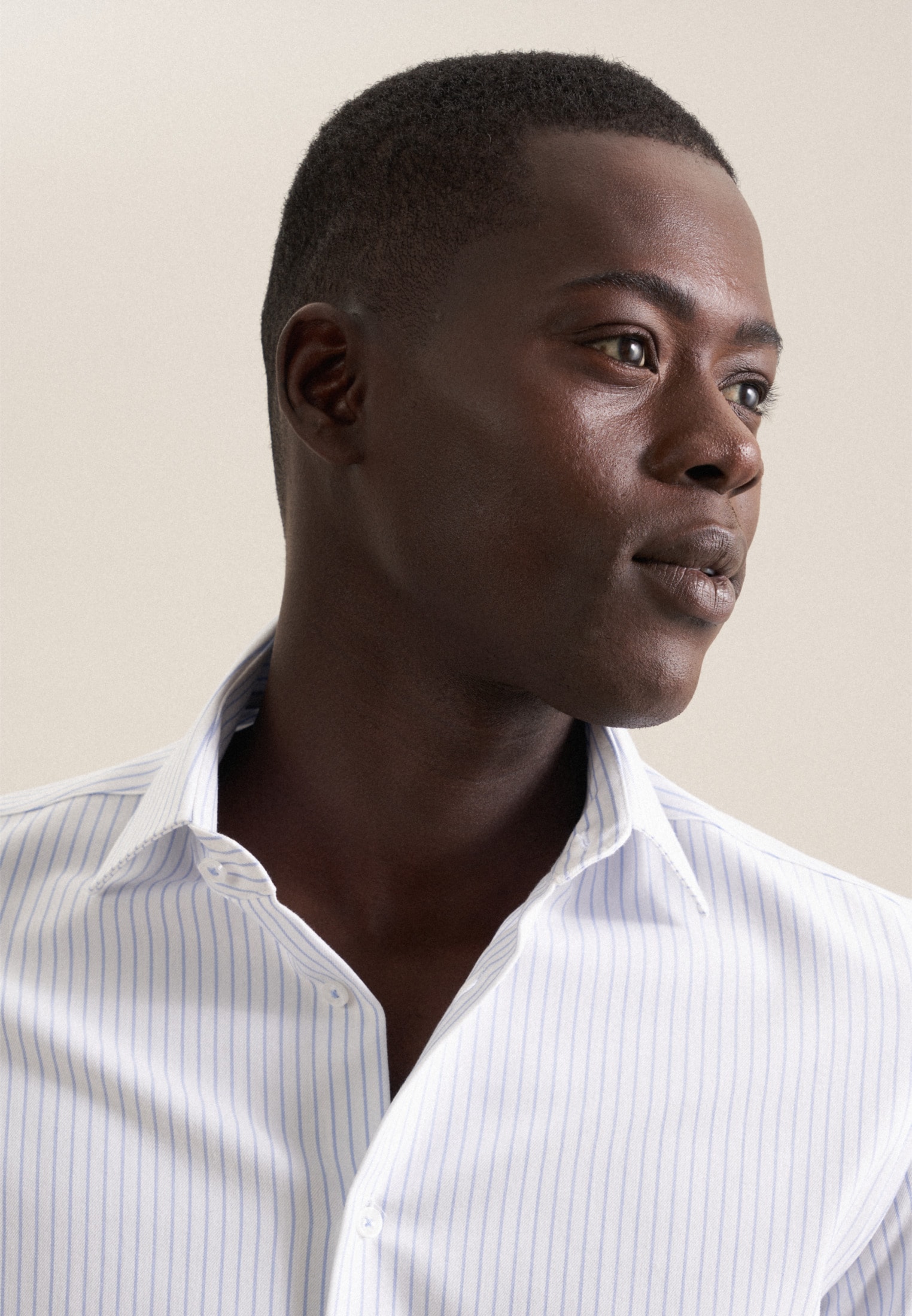 seidensticker Businesshemd »Slim« Slim 1/1 Kentkragen Streifen