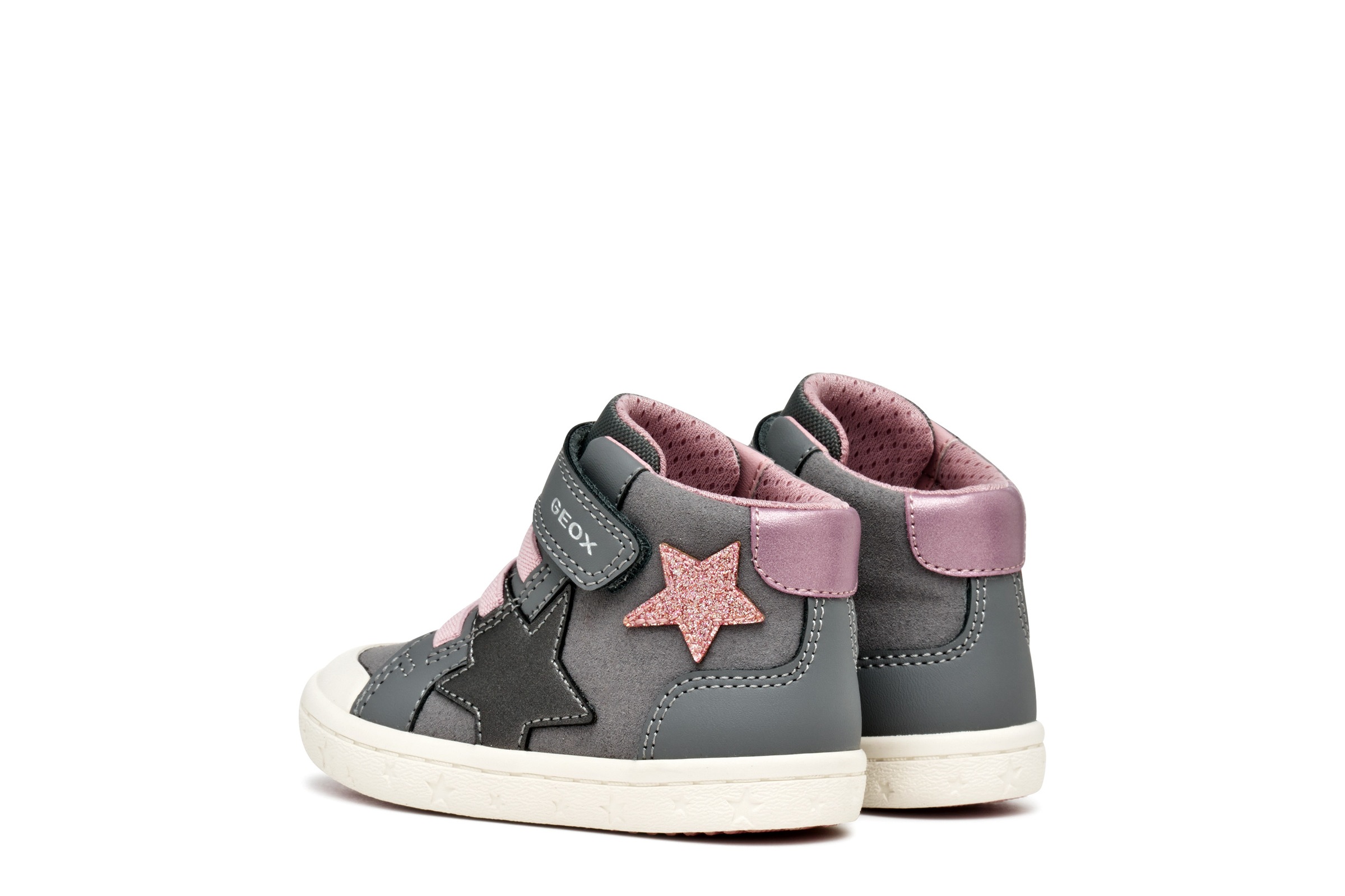 Geox Lauflernschuh »B GISLI GIRL«, Boots, Glitzerschuh mit Gummizug und Klett