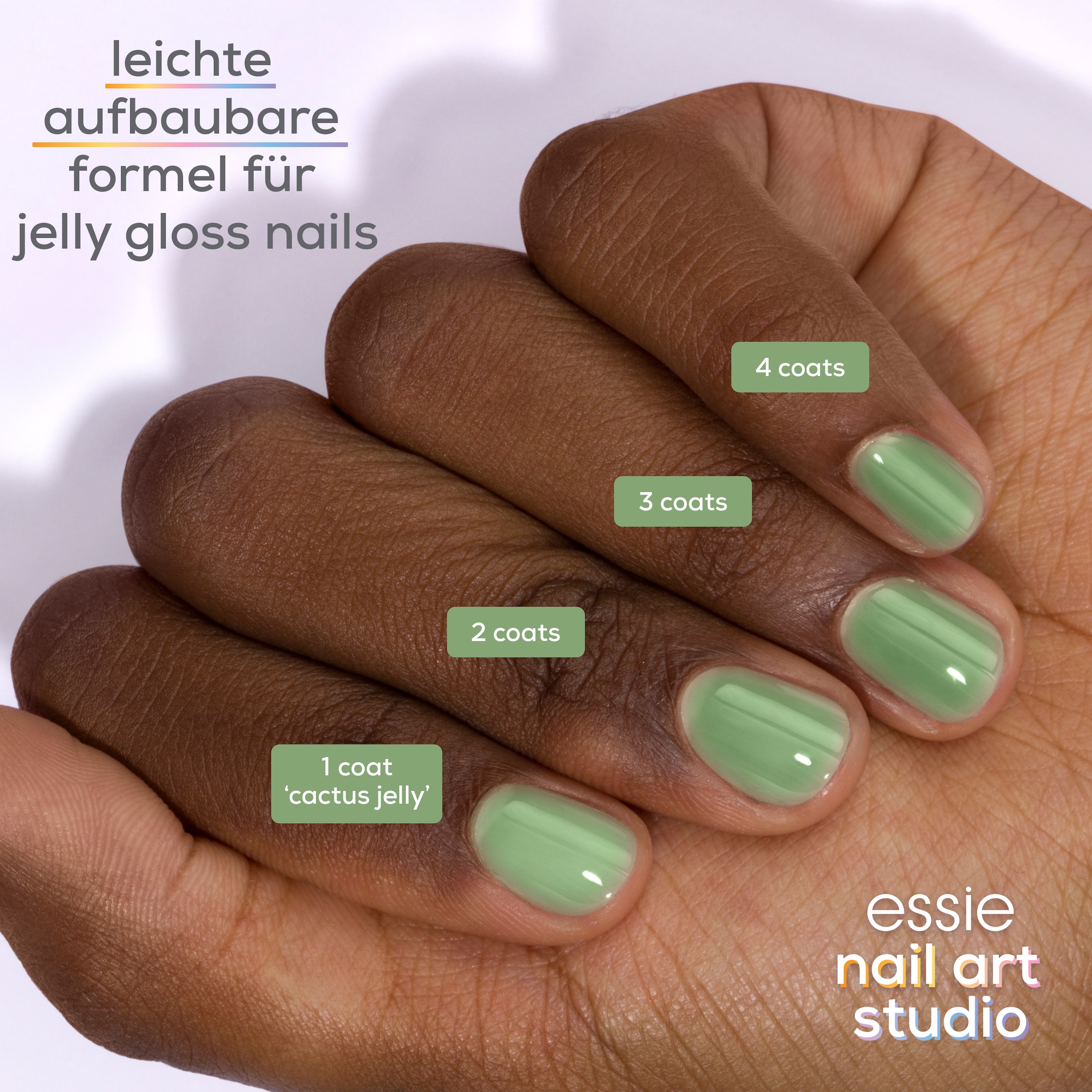 essie Nagellack »Essie jelly gloss Nagellack« mit natürlichen Inhaltsstoffen