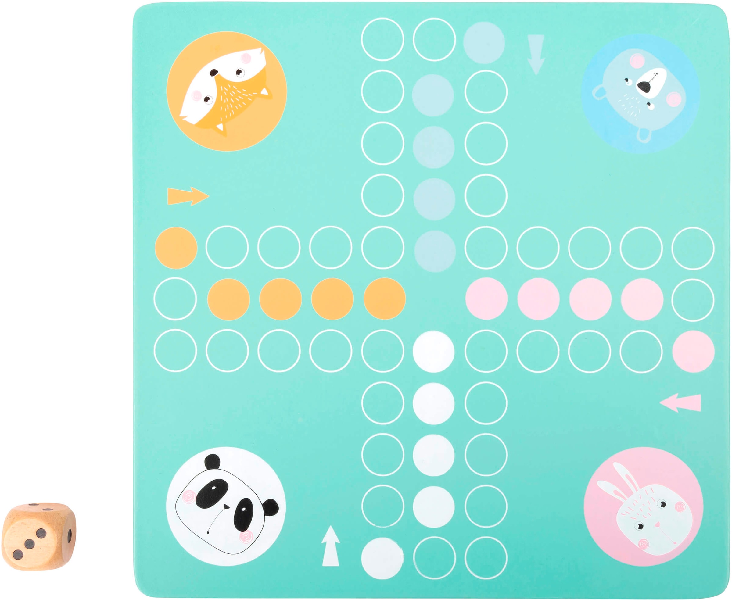 Small Foot Spiel »Ludo, Pastell«