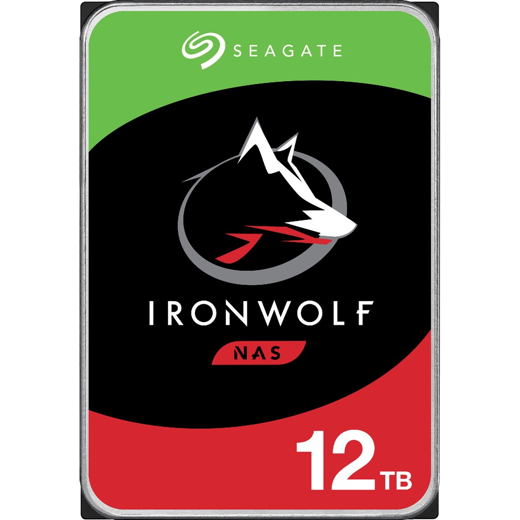 Seagate HDD-NAS-Festplatte »IronWolf«, 3,5 Zoll, Anschluss SATA