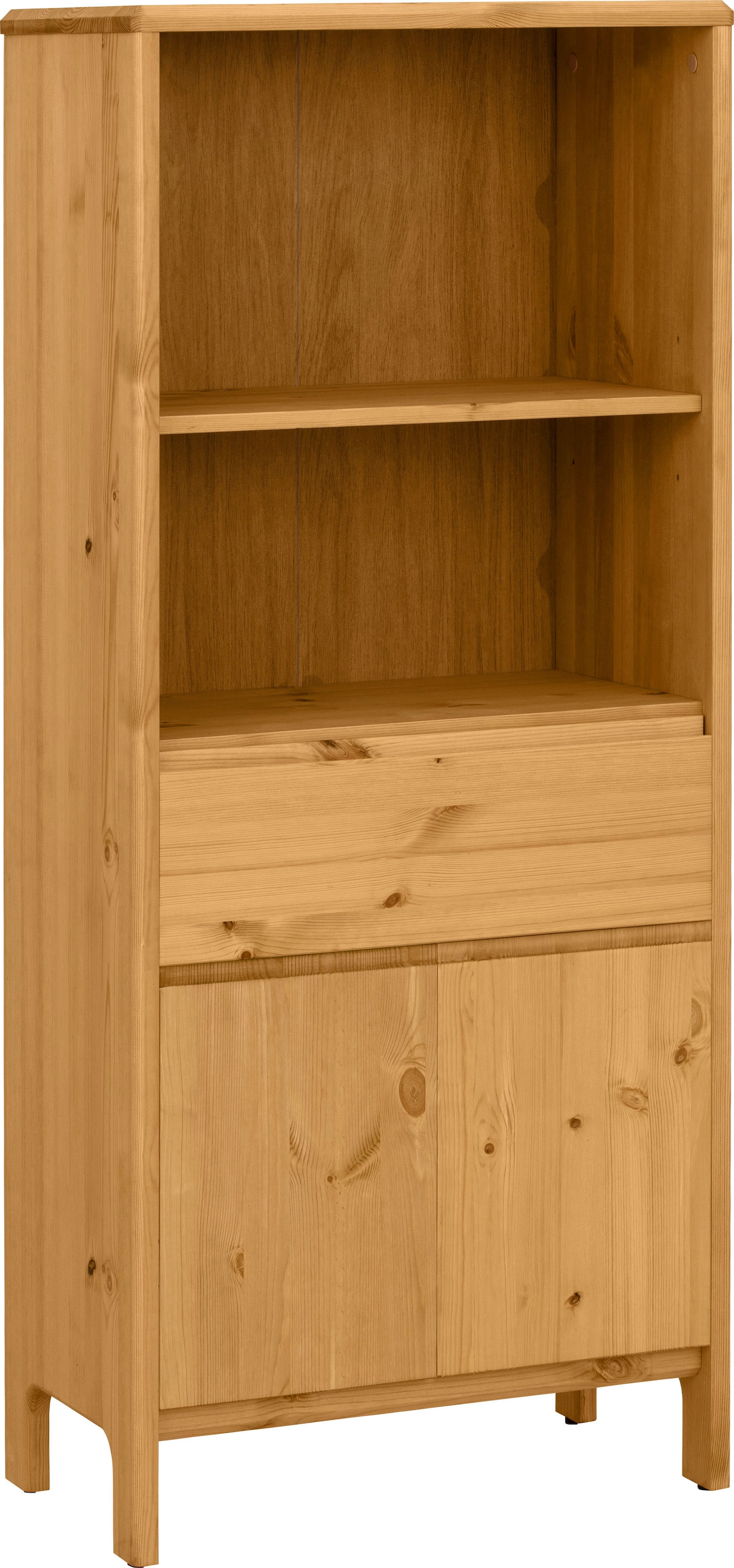 OTTO products Midischrank »Jorrick«, Breite 60 cm, Massivholz Kiefer mit Bio Öl/Wachs behandelt