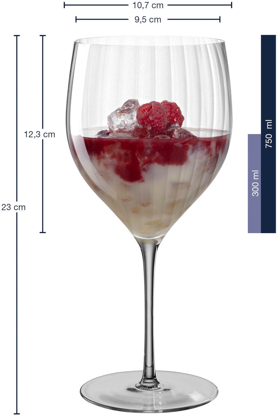 LEONARDO Cocktailglas »POESIA«, (Set, 6 tlg.), 750 ml, 6-teilig