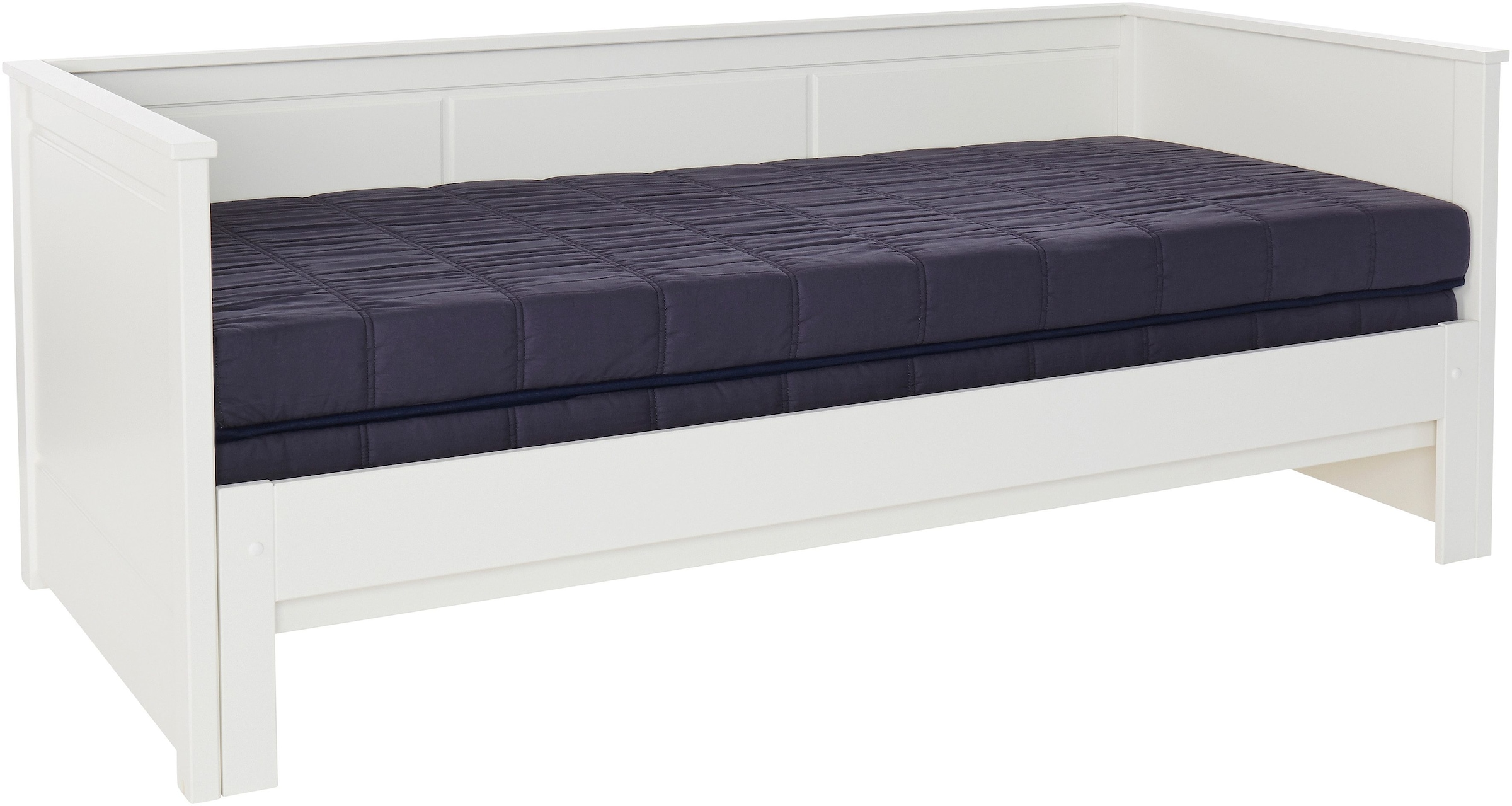 9. Bild von Lüttenhütt Funktionsbett »" ERIK " TOPSELLER! Daybed, Kinderbett, Massivholz (Kiefer)«, (stilvolle Kassetten - Fräsung), 2. Schlafplatz ausziehbar, moderner Landhausstil, Schublade optional