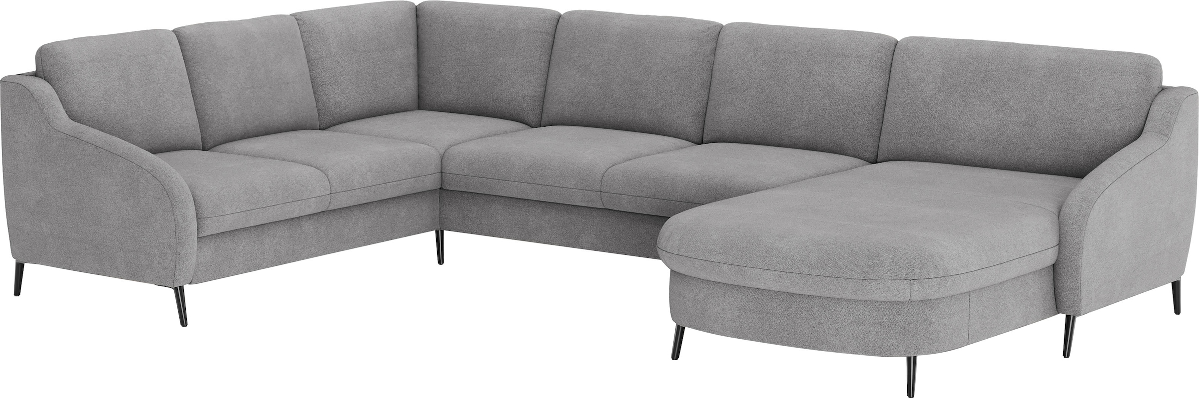 sit&more Wohnlandschaft »Soul U-Form«, wahlweise mit Bettfunktion und Bettkasten oder Schubkasten