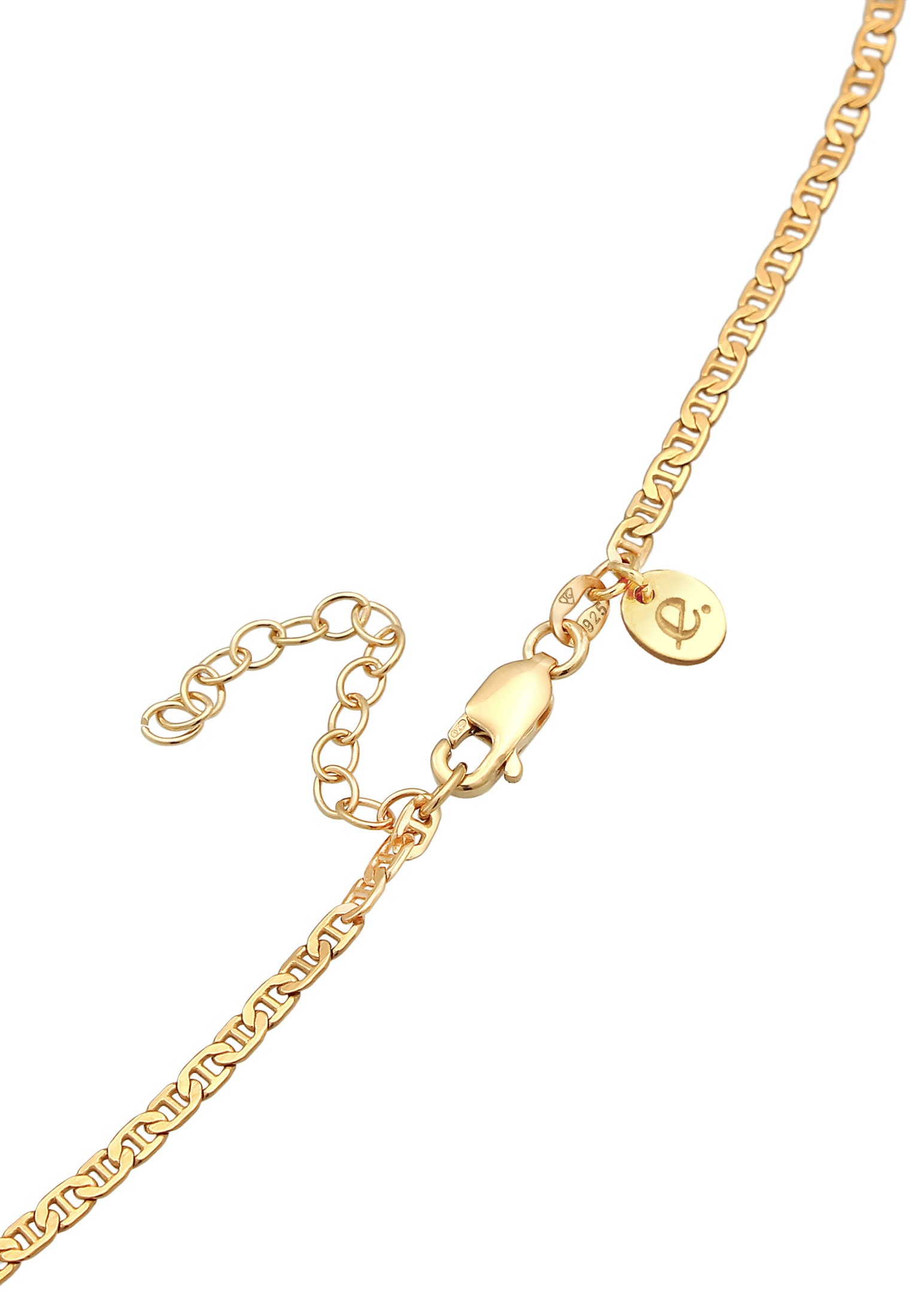 Elli Premium Kette ohne Anhänger »Choker Stäbchen-Panzerkette Basic 925 Silber«