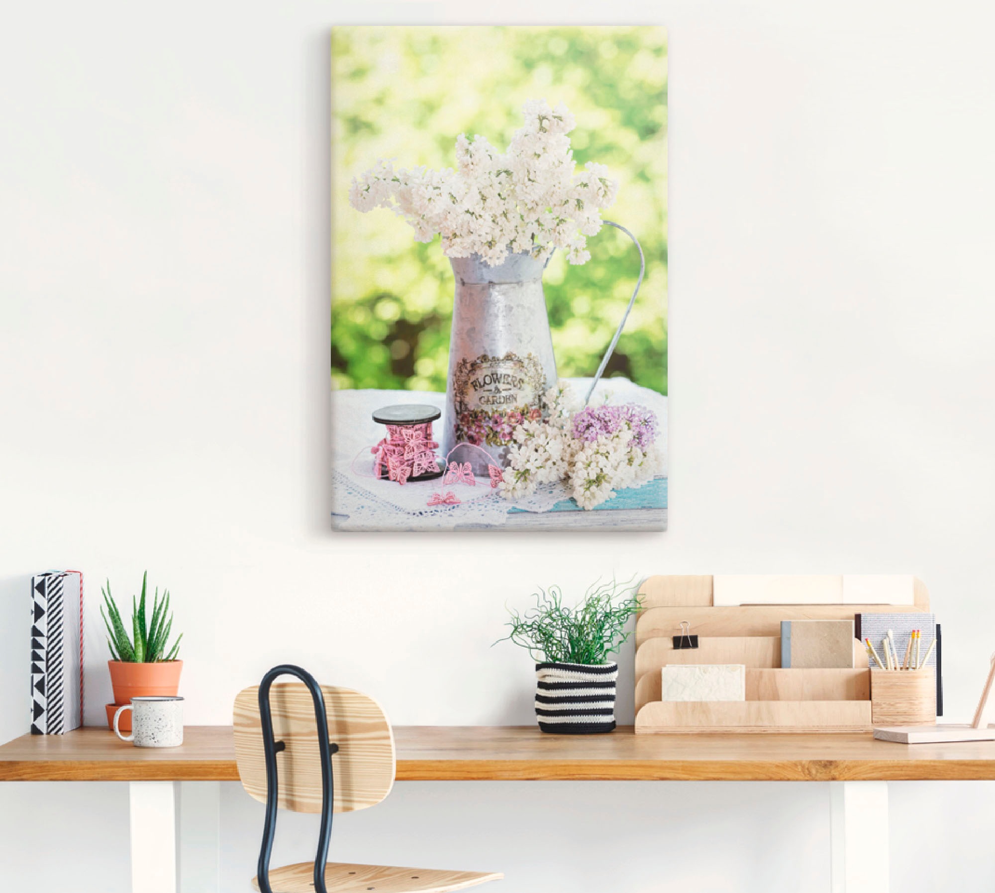Artland Wandbild »Flieder und Shabby Chic Stillleben« 1 Stk. tlg. als Alubi günstig online kaufen