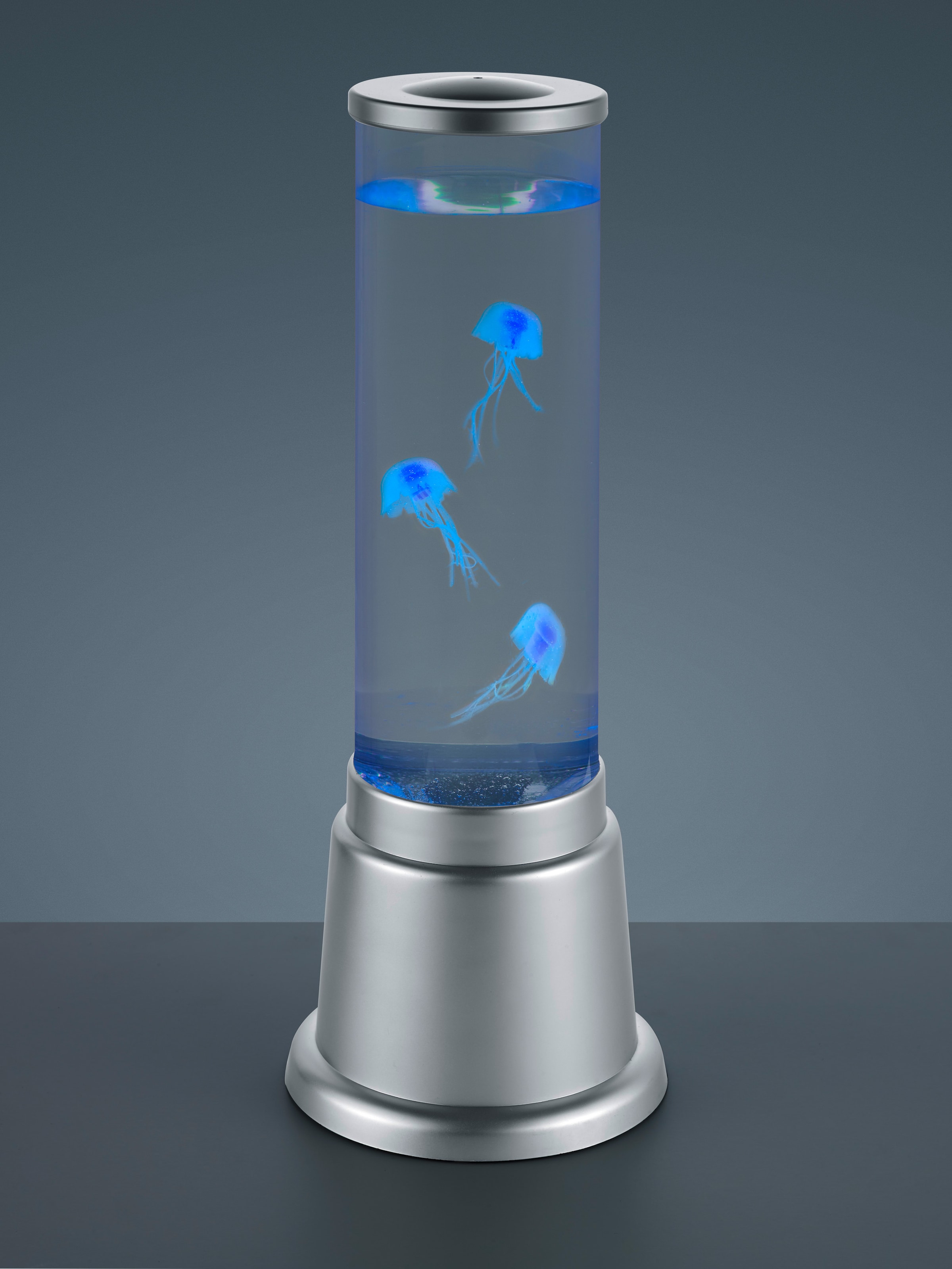 TRIO Leuchten LED Tischleuchte »Jelly«, 1 flammig, Leuchtmittel LED-Board | LED fest integriert, Wassersäule mit Deko Quallen, Dekoleuchte, RGB-Farbwechsler