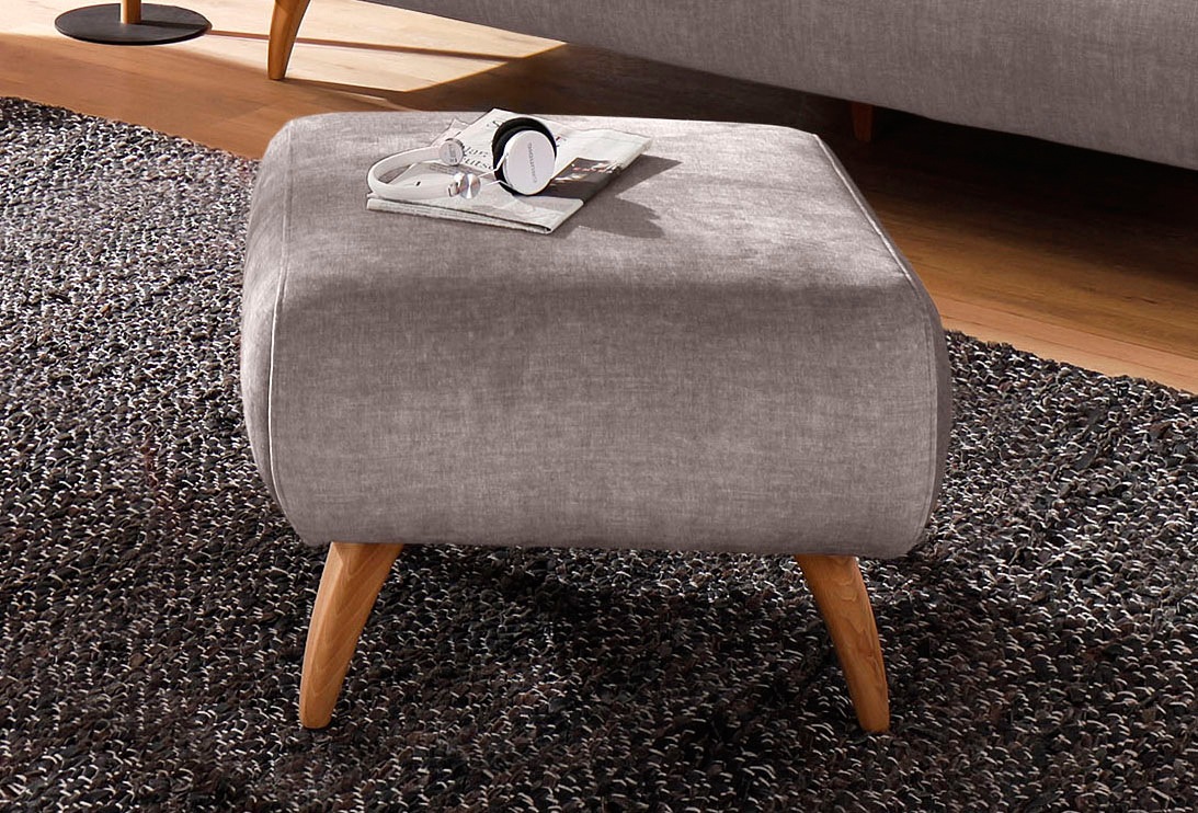 Home affaire Hocker »Baggio«, mit Holzfüßen