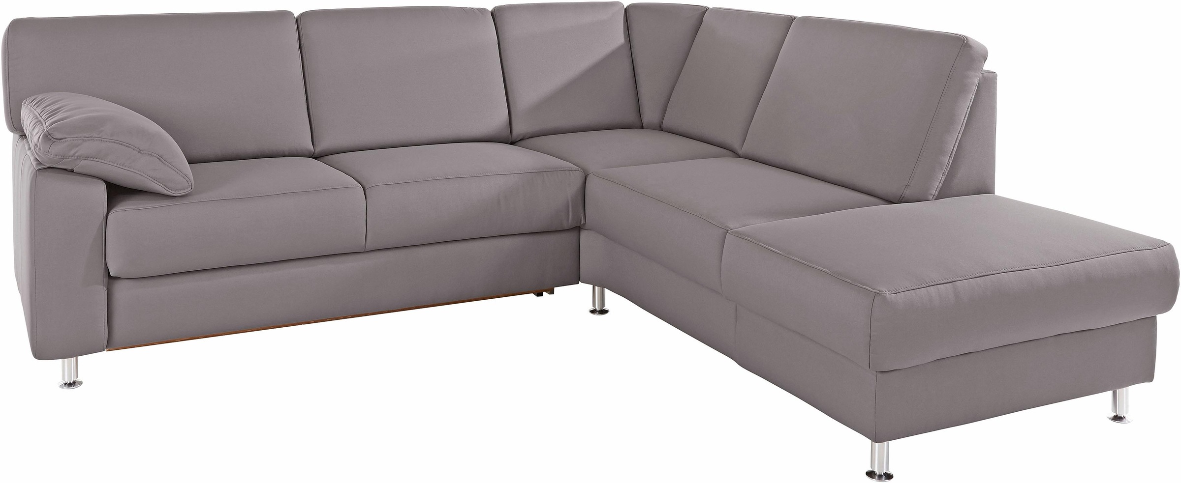 sit&more Ecksofa »Belfort L-Form«, wahlweise mit Vorziehsitz und Bettkasten