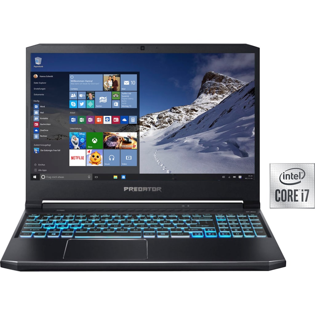 Acer Gaming-Notebook »Preditor Helius PH315-53-75ZS«, 39,62 cm, / 15,6 Zoll, Intel, Core i7, GeForce RTX 3080, 1000 GB SSD