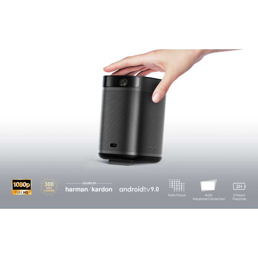 XGIMI Beamer »MoGo Pro+«, portabler Smart Beamer, FullHD, 300 ANSI-Lumen, auto. Keystone