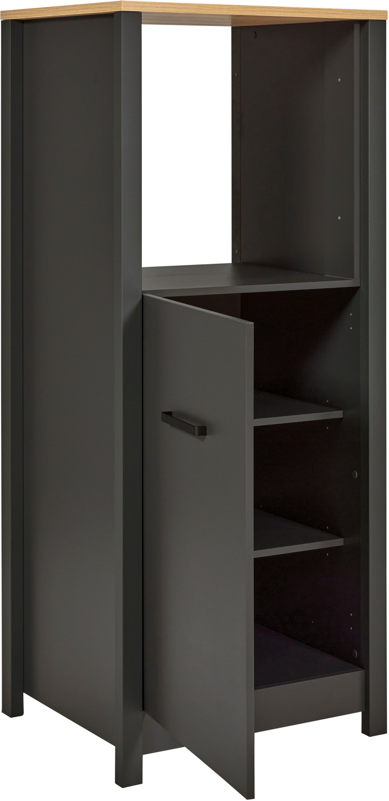 Inter Link Küchenzeile »Küchenzeile Veneto« Ohne E-Geräte für Spülmaschine Kochfeld Backofen Kühlschrank B: 370 cm