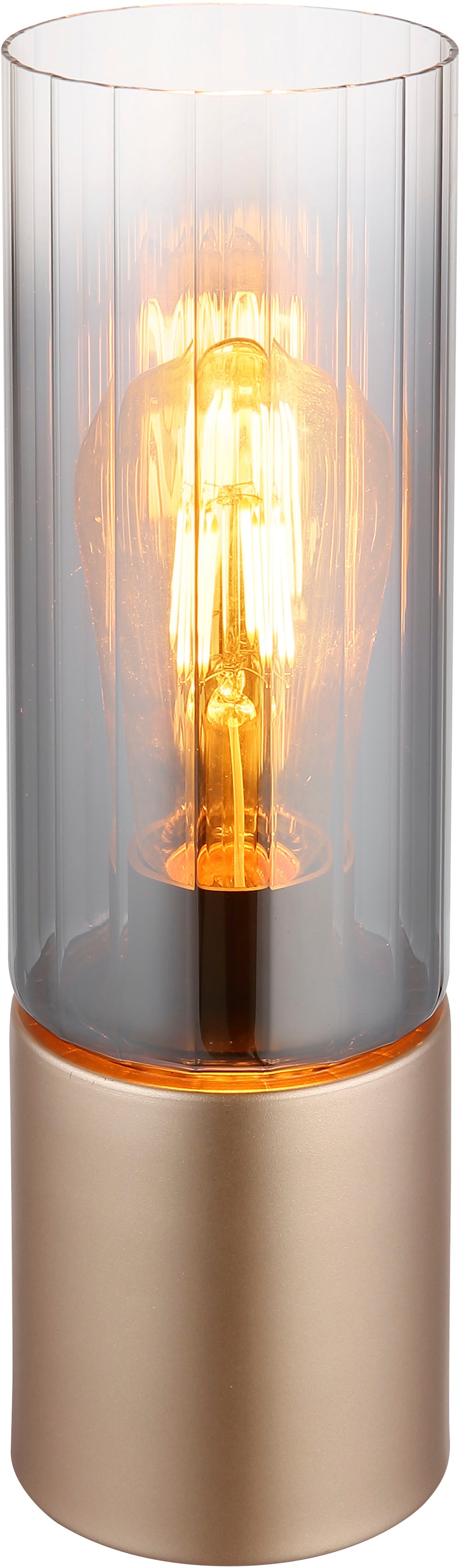 GLOBO LIGHTING Tischleuchte »ANNIKA« E27 1 Stk. Tischlampe Nachttischlampe günstig online kaufen