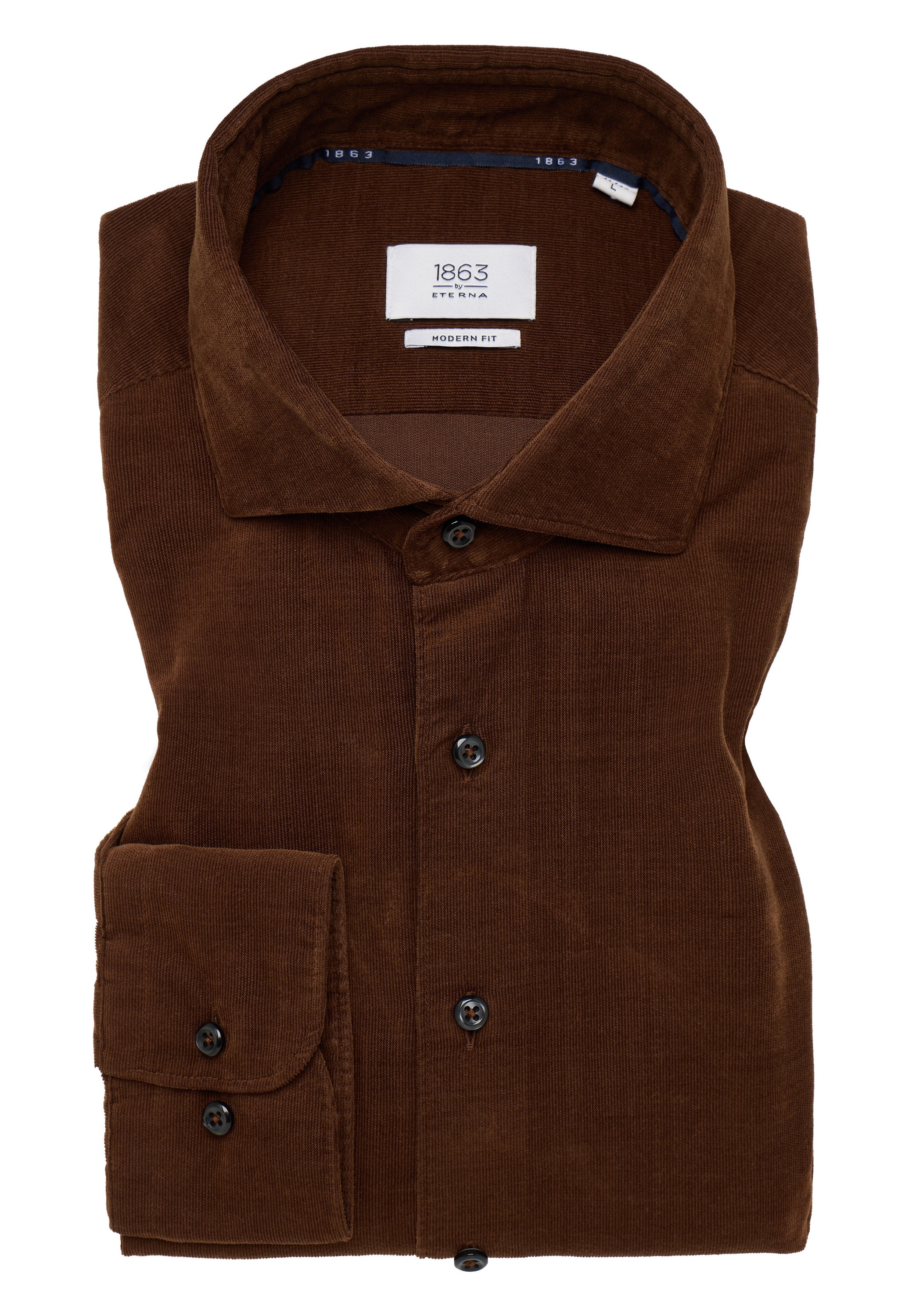 Eterna Langarmhemd »MODERN FIT« EASY IRON (bügelleicht)