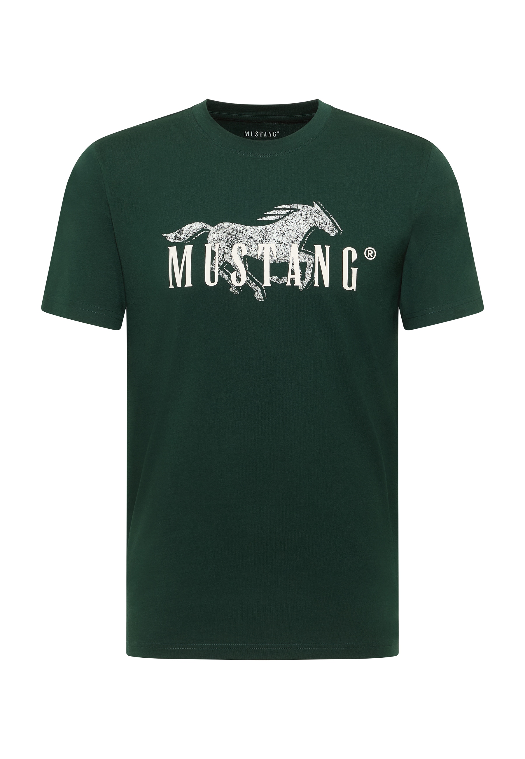 MUSTANG Kurzarmshirt »Austin« Sommershirt mit Logo-Print