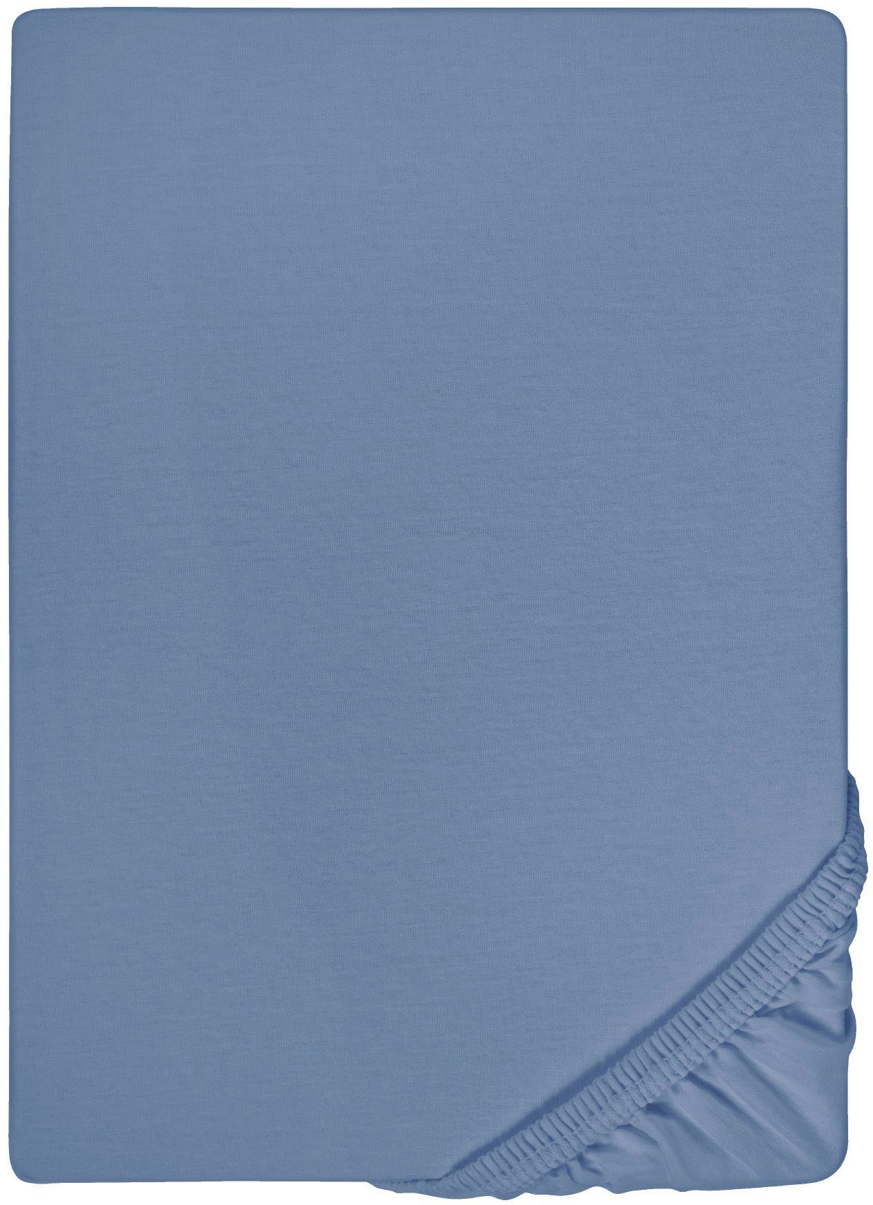 Biberna Spannbettlaken »Marc in Gr. 70x140 cm für Kinder«, aus Baumwolle, für Matratzen bis 22 cm Höhe, Kinder, Bettlaken