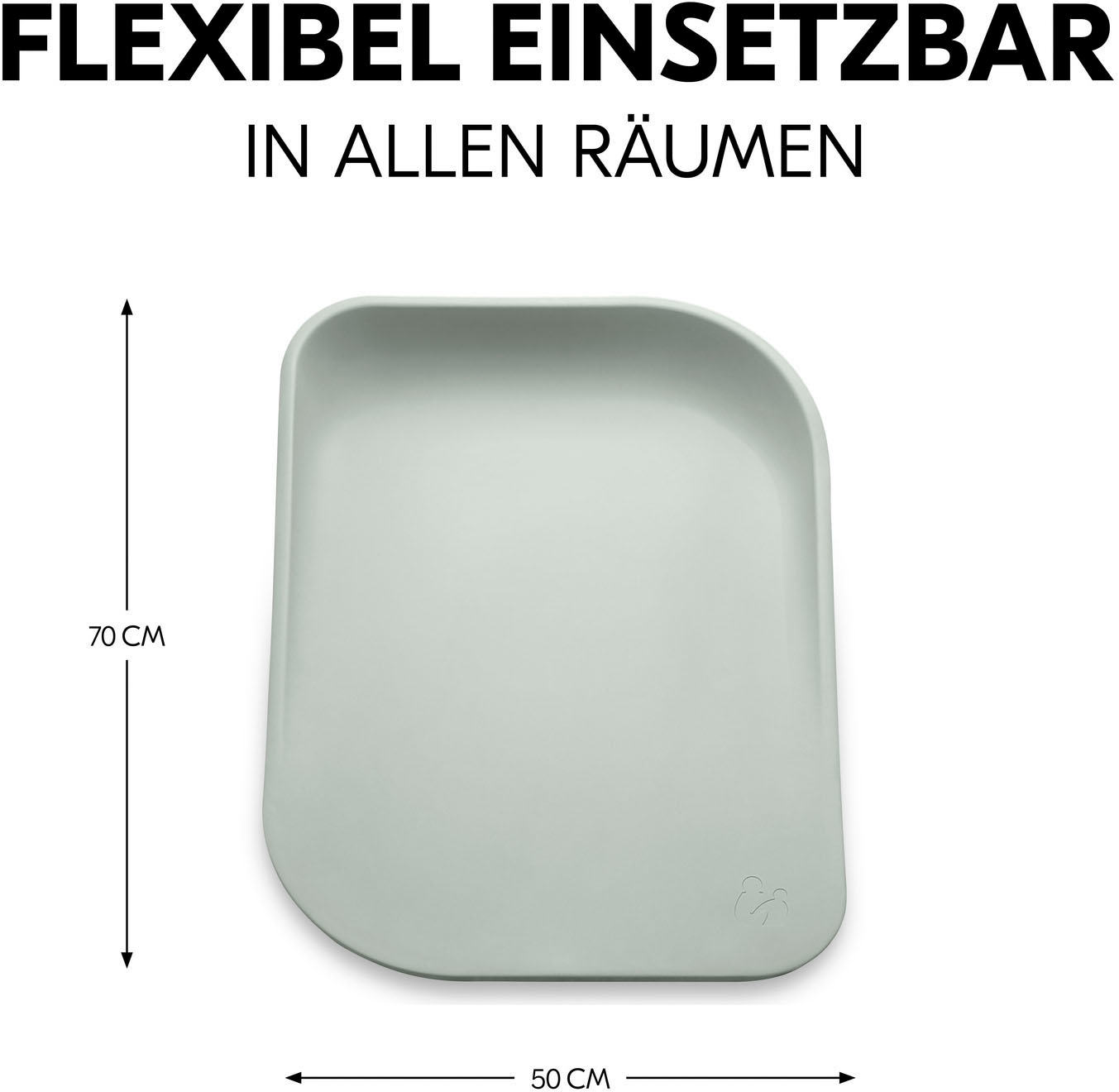 Hauck Wickelauflage »Change N Clean, Sage«