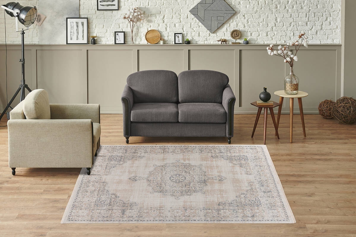 Kayoom Teppich »Dilan 100«, rechteckig, 5 mm Höhe