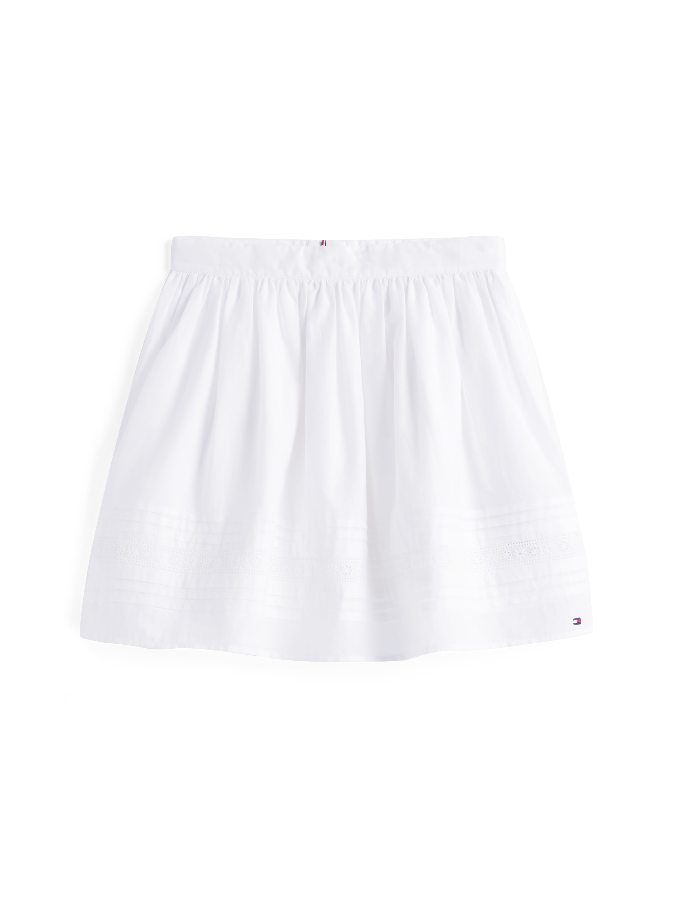 Tommy Hilfiger Webrock »EMBROIDERED TAPE SKIRT« für Kinder bis 16 Jahre, mit Stickerei
