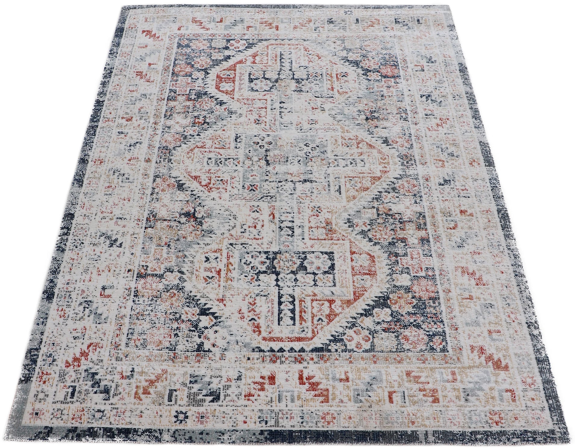 carpetfine Teppich »Rina«, rechteckig, 3 mm Höhe, Orient Vintage Look