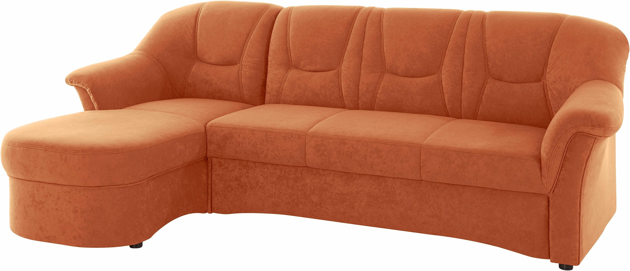 DOMO collection Ecksofa »Sarafina zeitlos und komfortabel, optional mit Federkern, L-Form«, wahlweise mit Bettfunktion