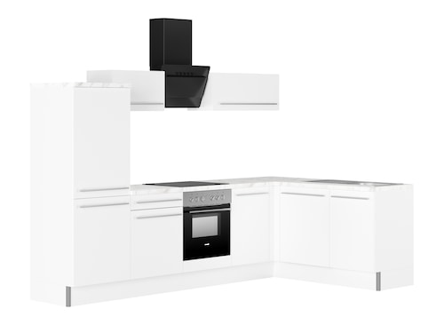 KOCHSTATION Küche »KS-Bern2« Stellmaße 295 x 175 cm, wahlweise mit E-Geräte günstig online kaufen