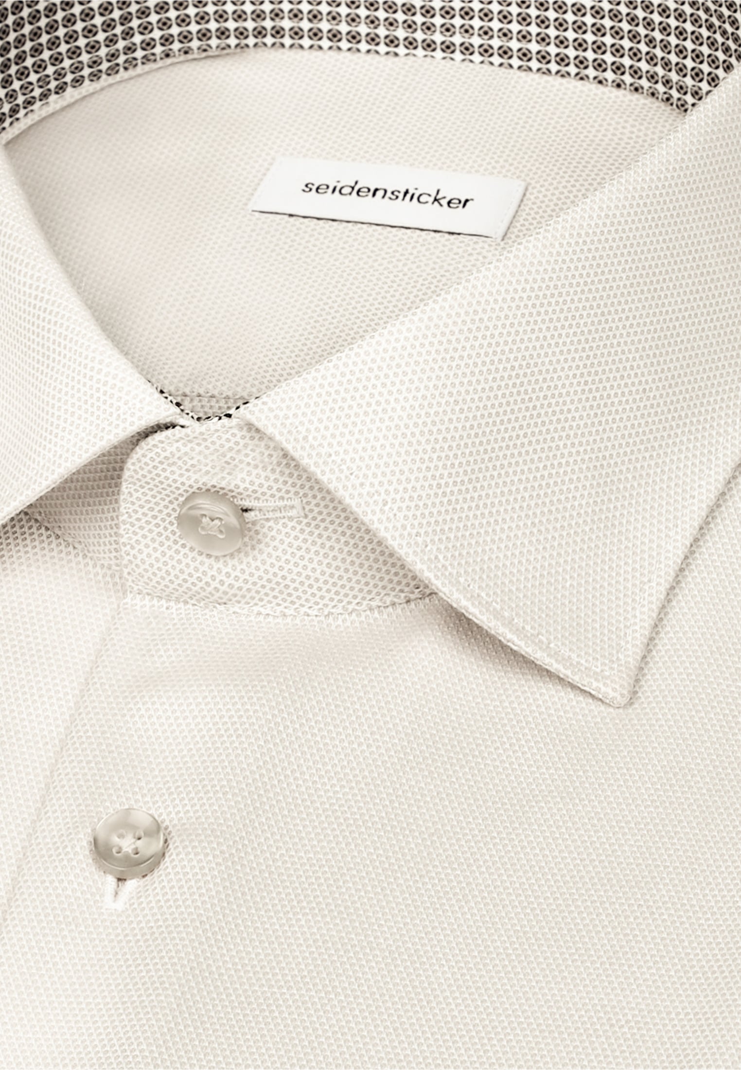 seidensticker Businesshemd »Schwarze Rose« Shaped 1/1 Kentkragen Struktur