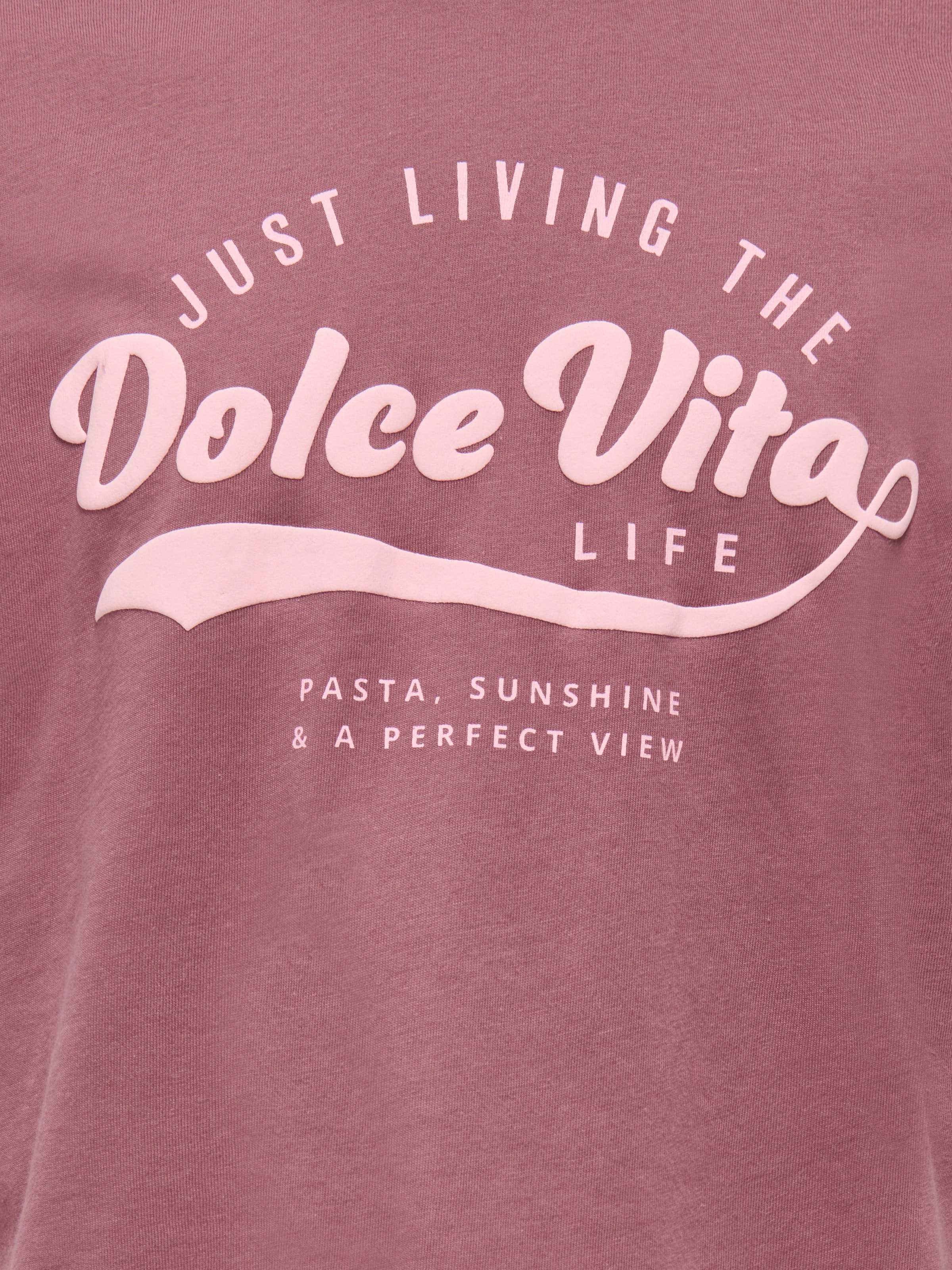 KIDS ONLY T-Shirt »KOGVILLA LIFE S/S BOXY PRINTED TOP JRS« in dezenter Boxy-Form