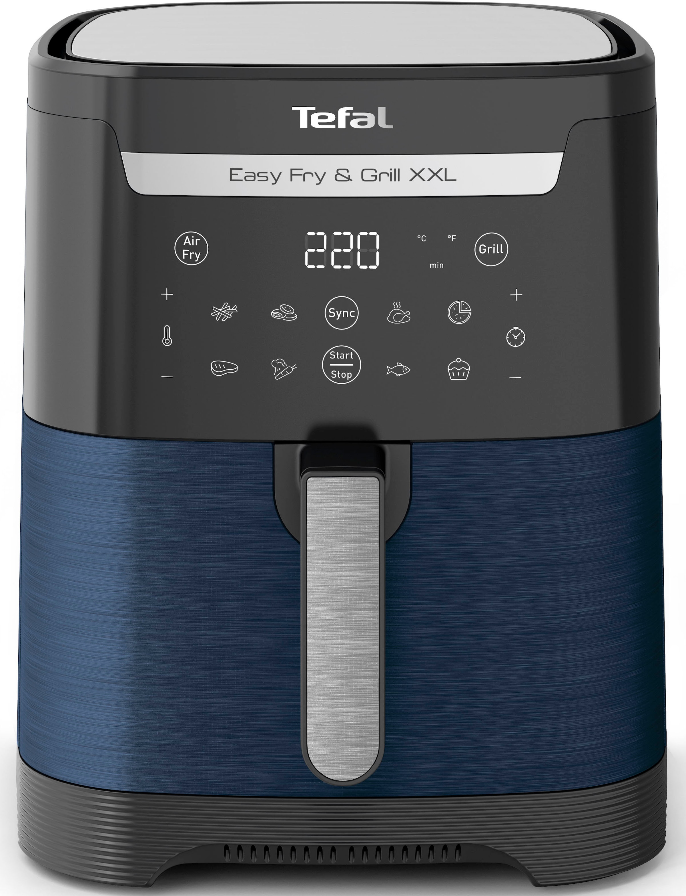 Tefal Heißluftfritteuse »Easy Fry & Grill XXL, 2-in-1«, 1830 W, 2 separate Zonen, 6,5 L XXL-Fassungsvermögen, EY8018