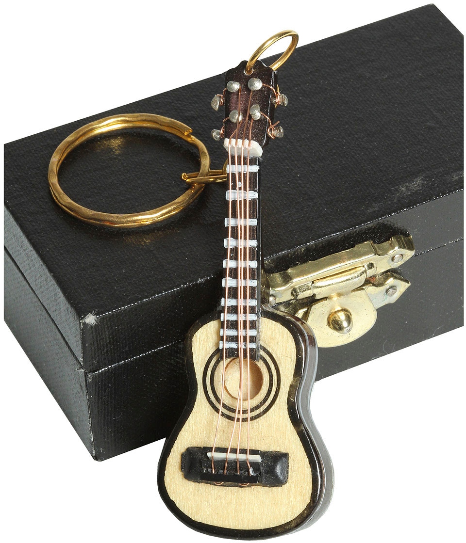 7cm«, bestellen auf Haus »Schlüsselanhänger (1 Rechnung St.) Ambiente Dekofigur Gitarre hell