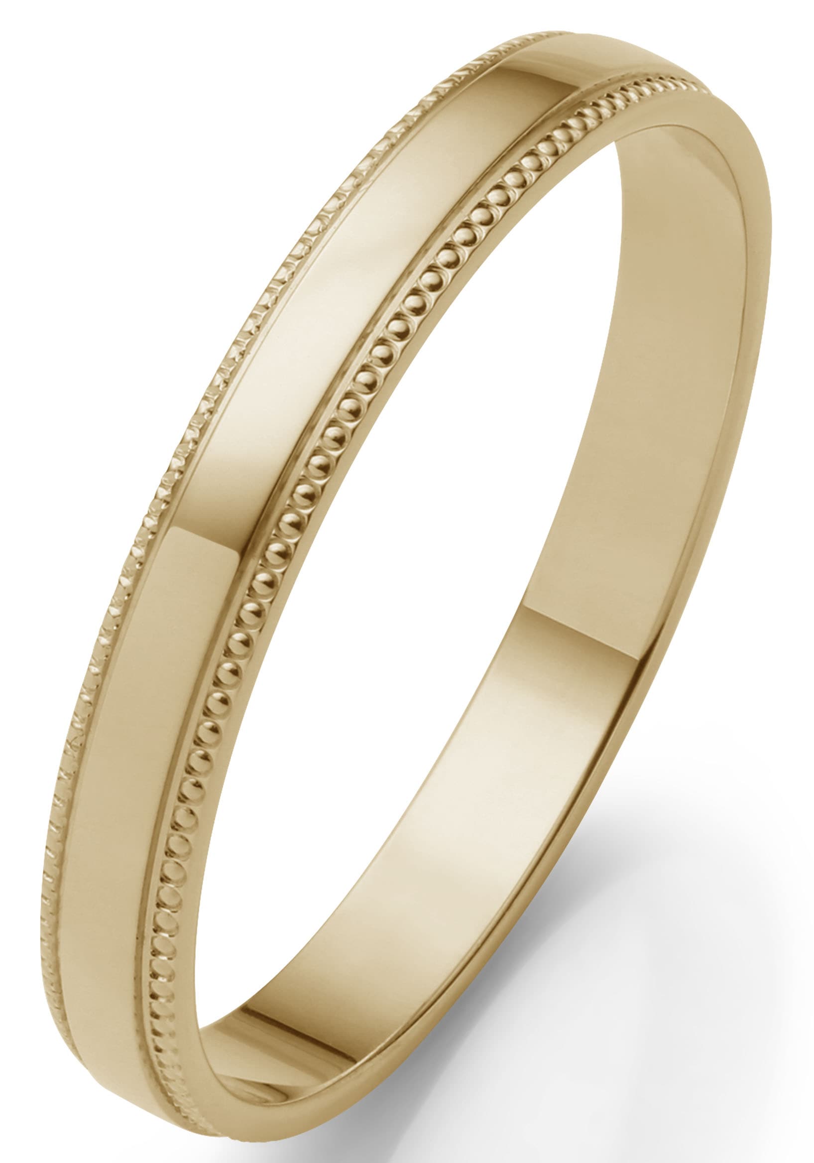 Firetti Trauring »Schmuck Geschenk Gold 375 Hochzeit Ehering "LIEBE"«, Made in Germany, wahlweise mit oder ohne Brillant