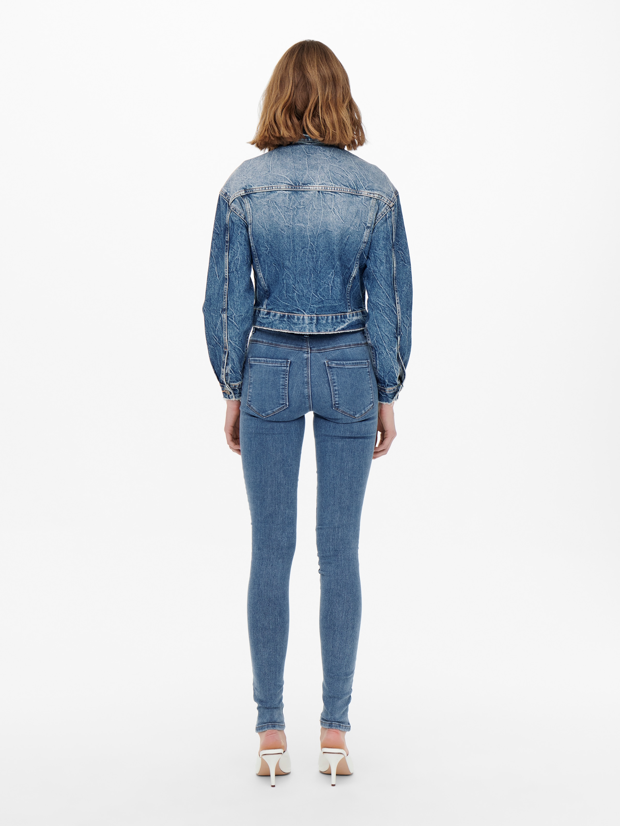 ONLY »ONLRAIN LIFE REG SKINNY DNM« mit Gürtelschlaufen