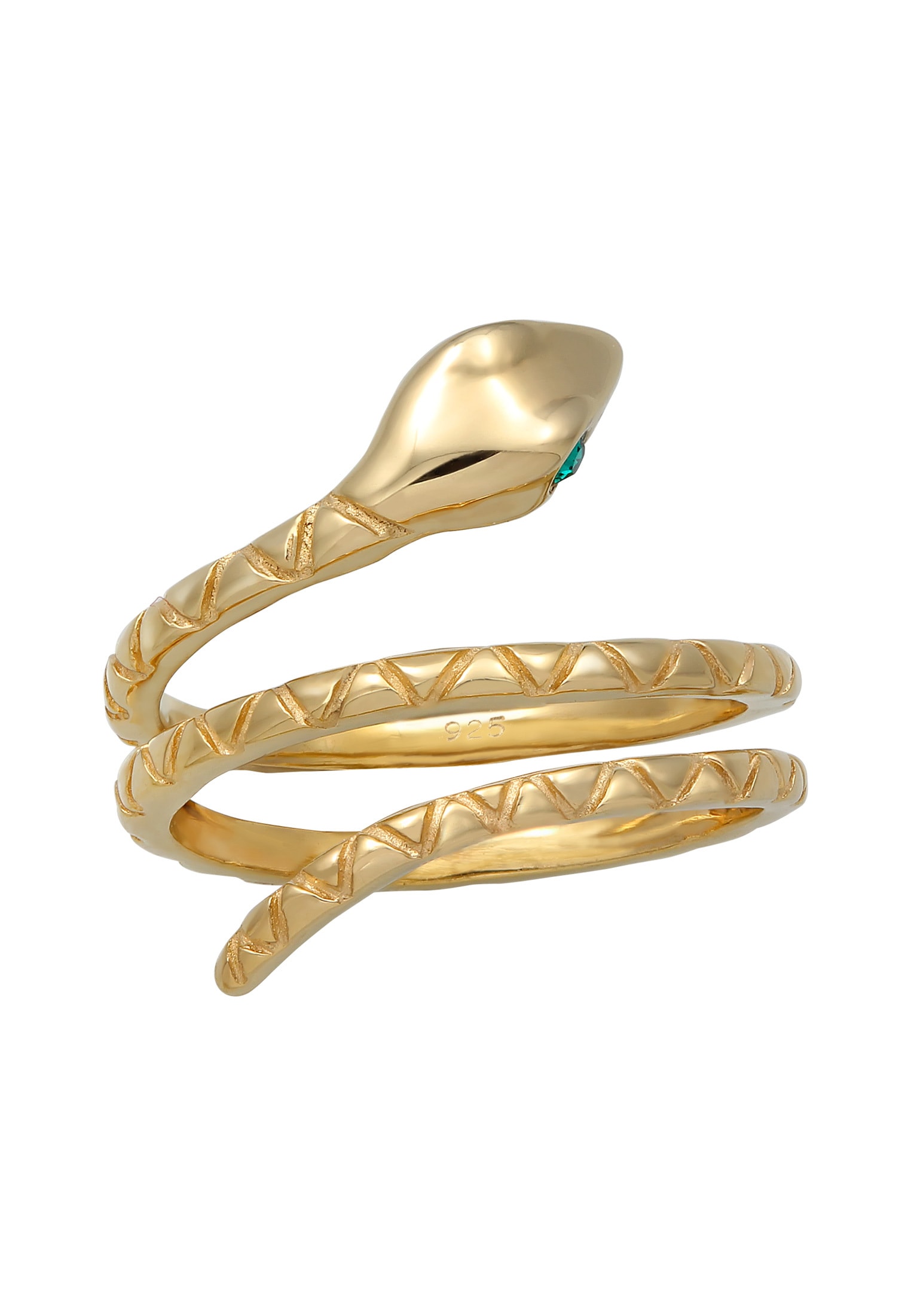 Elli Fingerring »Pinky Schlange Statement 925 Silber«