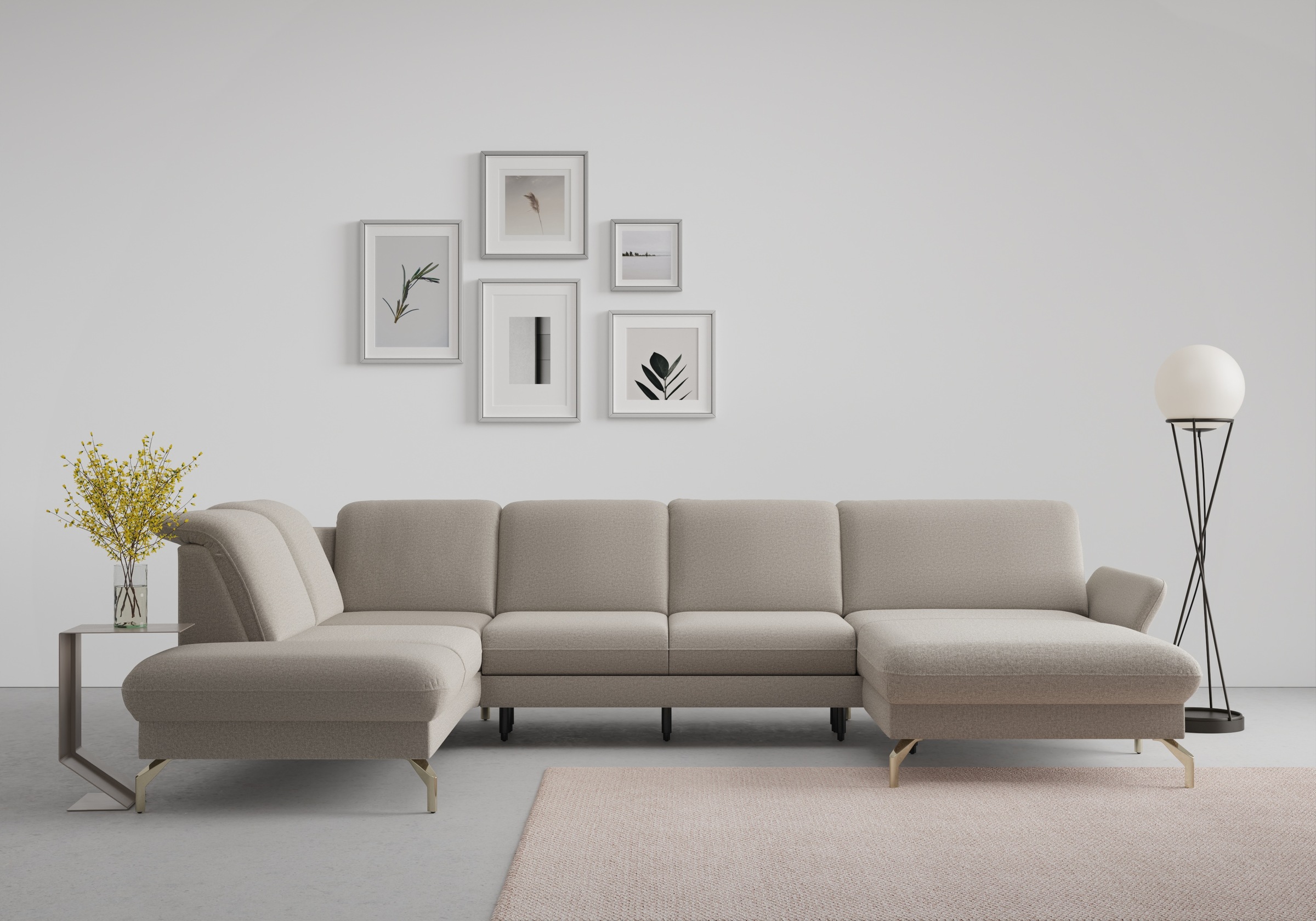 sit&more Wohnlandschaft »Fashion U-Form«, wahlweise mit Kopfteilverstellung günstig online kaufen
