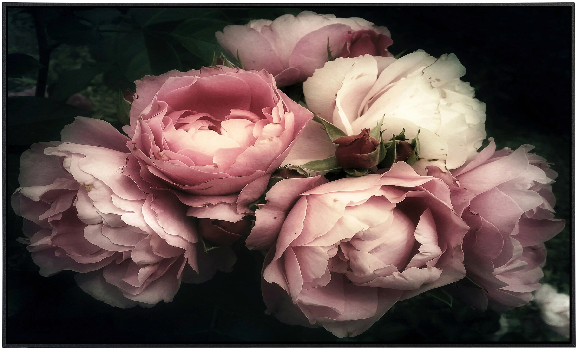 Papermoon Infrarotheizung »Blumen«, sehr angenehme Strahlungswärme