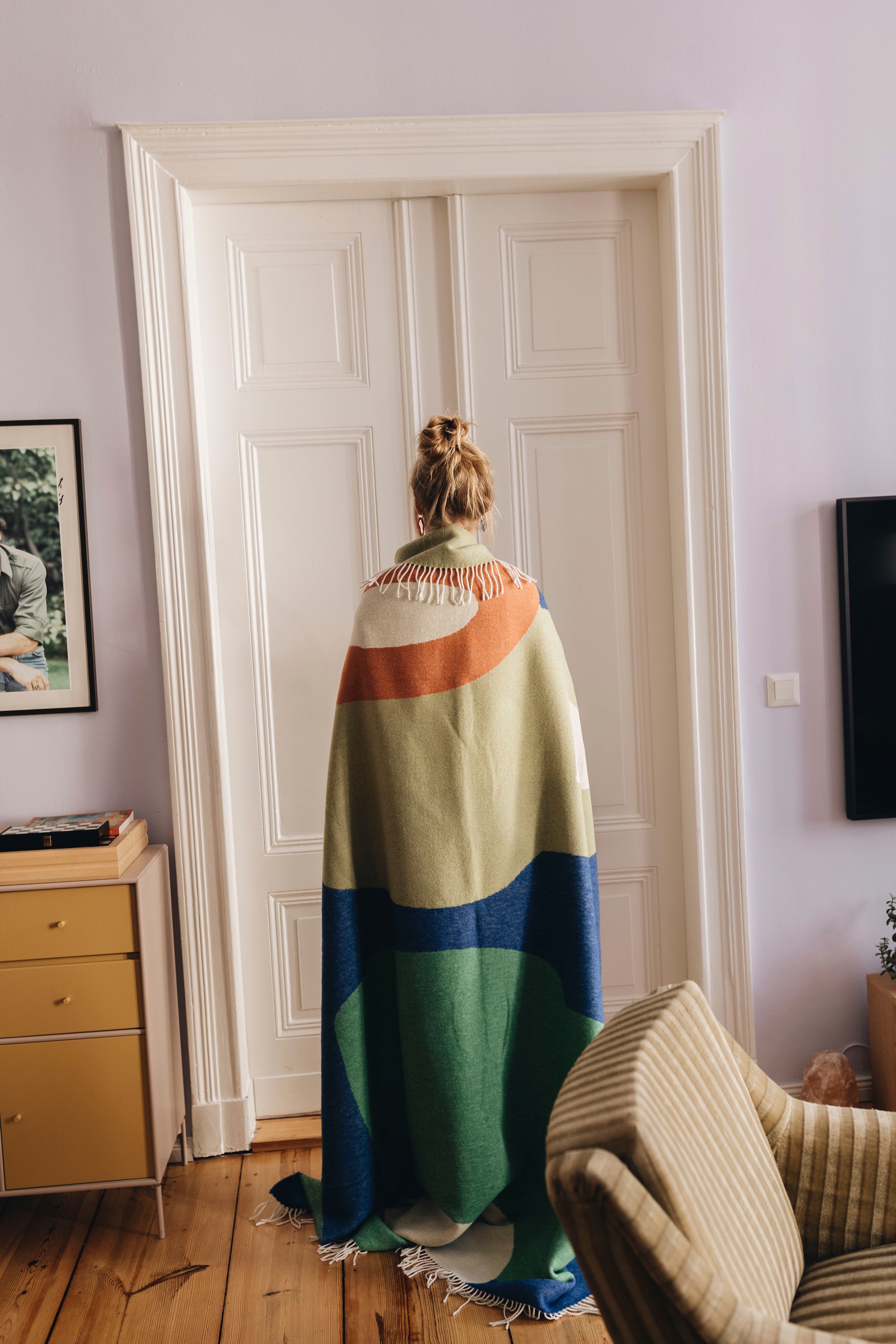 TOM TAILOR HOME Plaid »Mugs Bings«, Künstlerkollektion