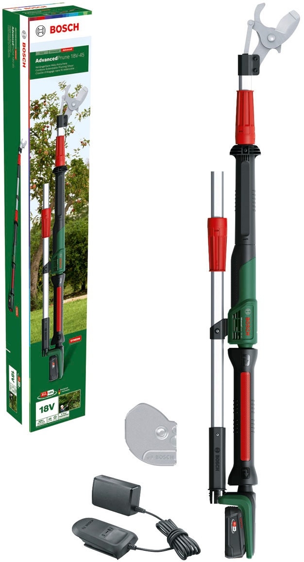 Bosch Home & Garden Akku-Heckenschere »AdvancedPrune 18V-45«, inkl. Akku 2 Ah und Ladegerät AL 18V-20