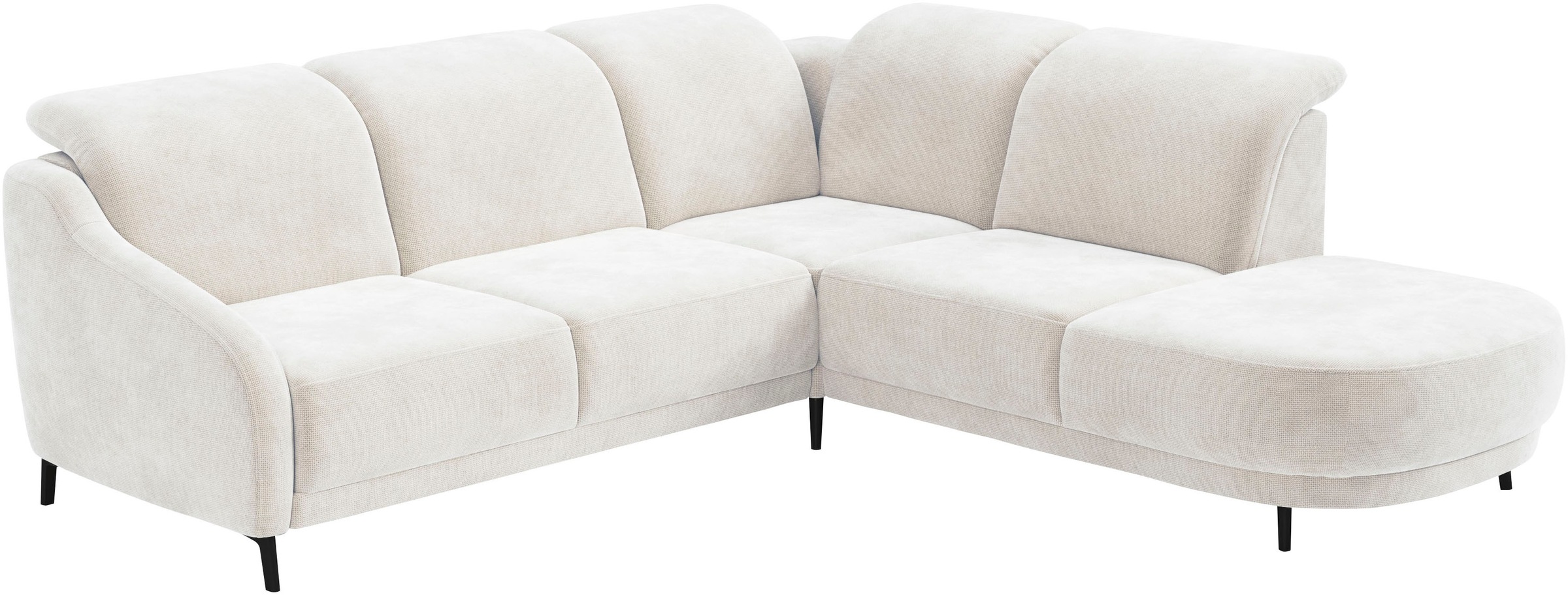 sit&more Ecksofa »Blues L-Form«, wahlweise mit Klapptisch und USB